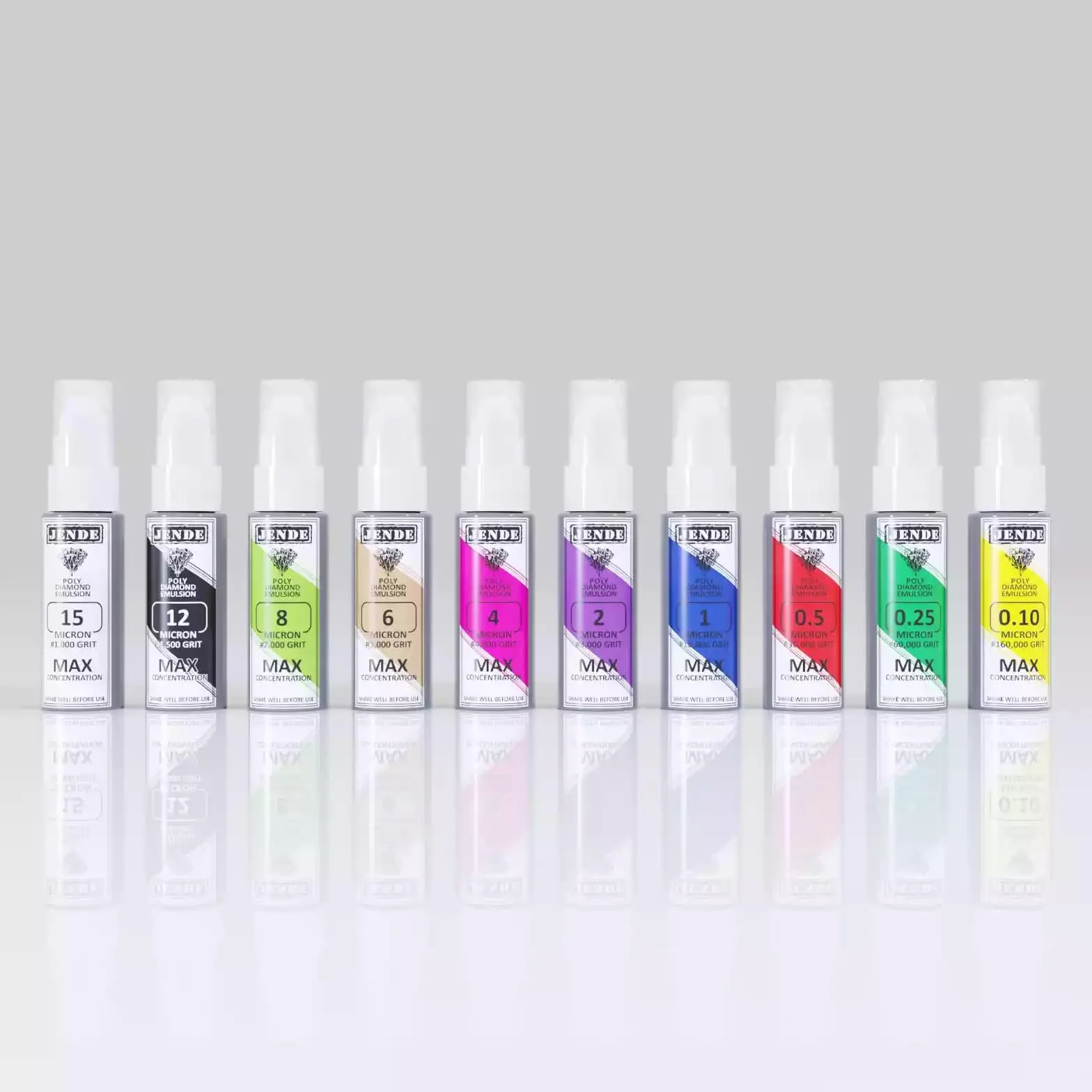 Jende 6 mikronów Max Poly Diamond Stropping Emulsja 20 ml