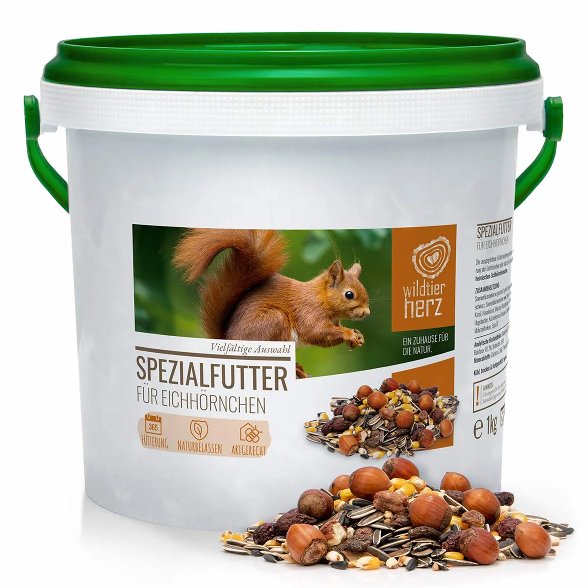 Wildtier herz karma dla wiewiórek, całoroczna, 1 kg