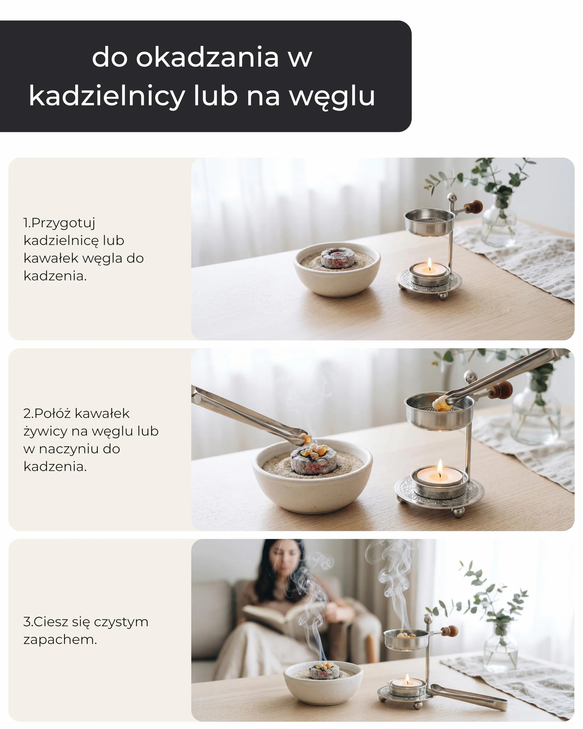 Incensera Kadzidło Oman 50 g – żywica palenia i oczyszczania z negatywnej energii, wysokiej jakosci kadzidełko, idealne do oczyszczenia domu