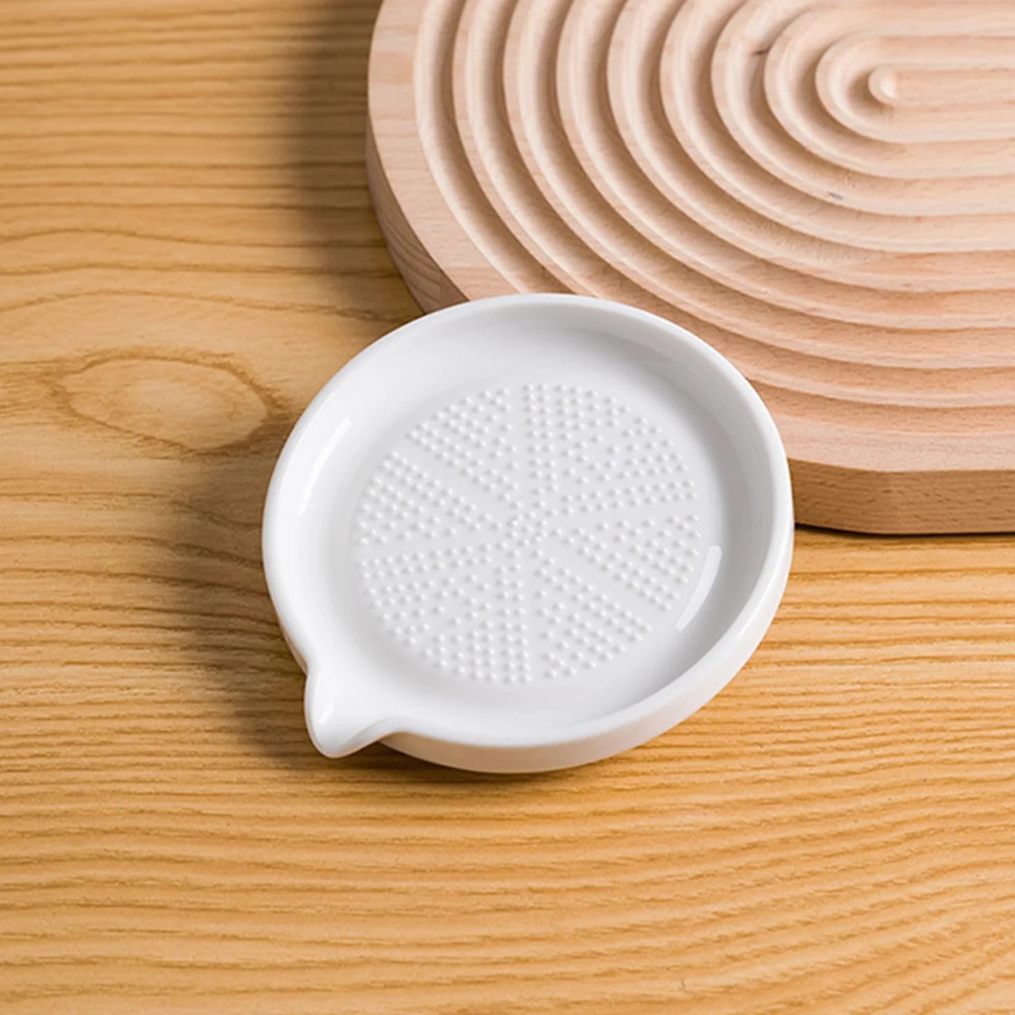 LATRAT Tarka ceramiczna, porcelanowa do imbiru, czosnku, owoców, warzyw (styl 4)
