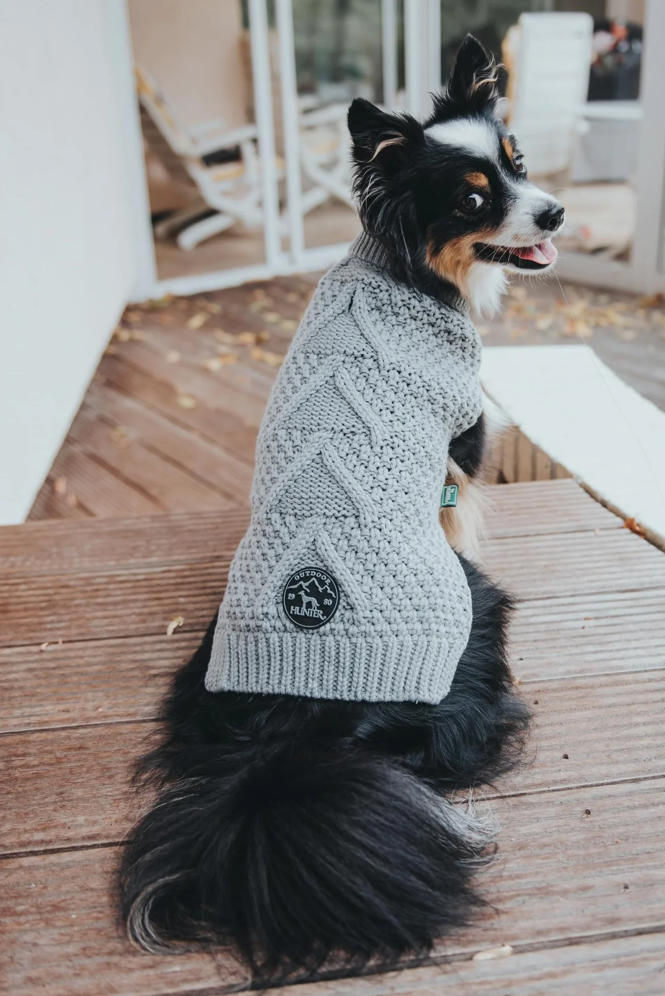 Hunter Hunter - Bluza dla psów (wielkość Malmö, 35 cm), szary kolor