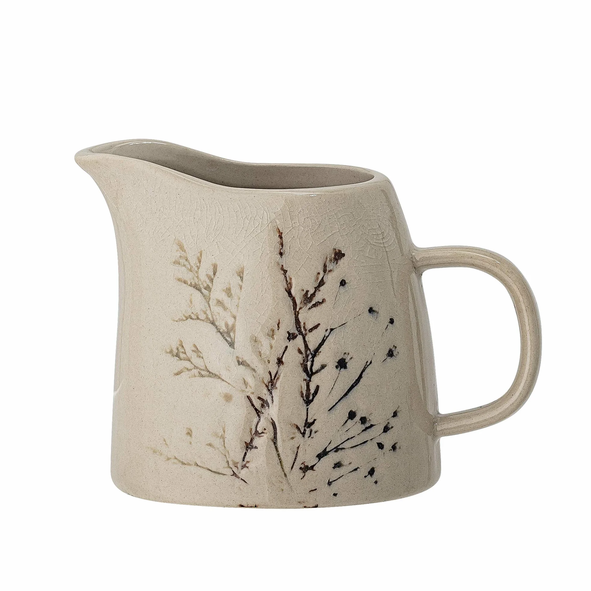 Bloomingville Dzbanek na mleko Bea, naturalny, ceramiczny