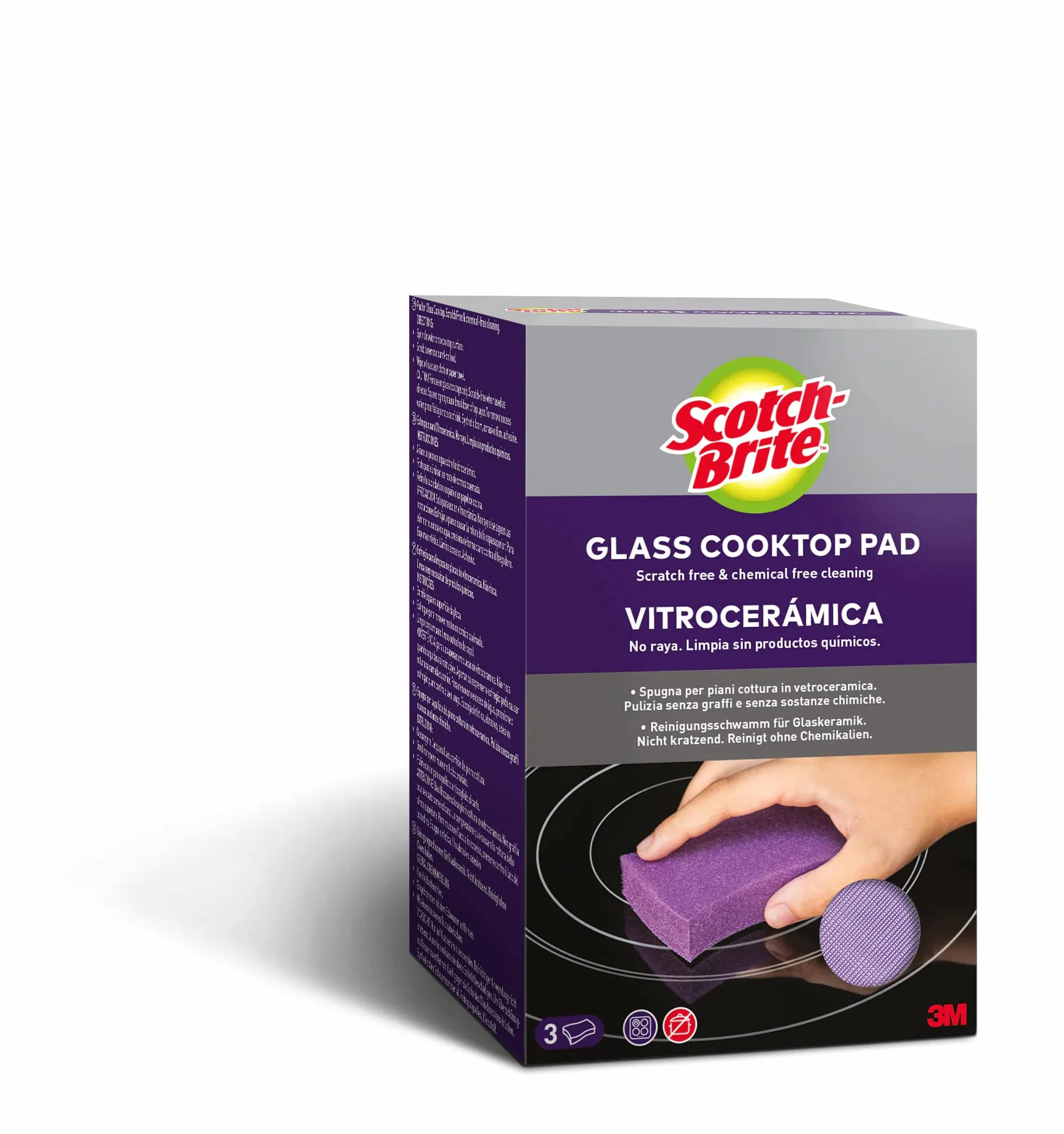 Scotch-Brite Szklane podkładki do kuchenek, 3 szt