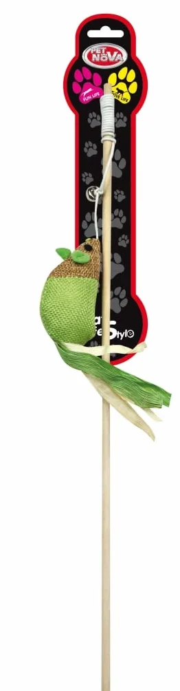 Pet Nova Wędka z Myszką, Wielokolorowy, 40cm