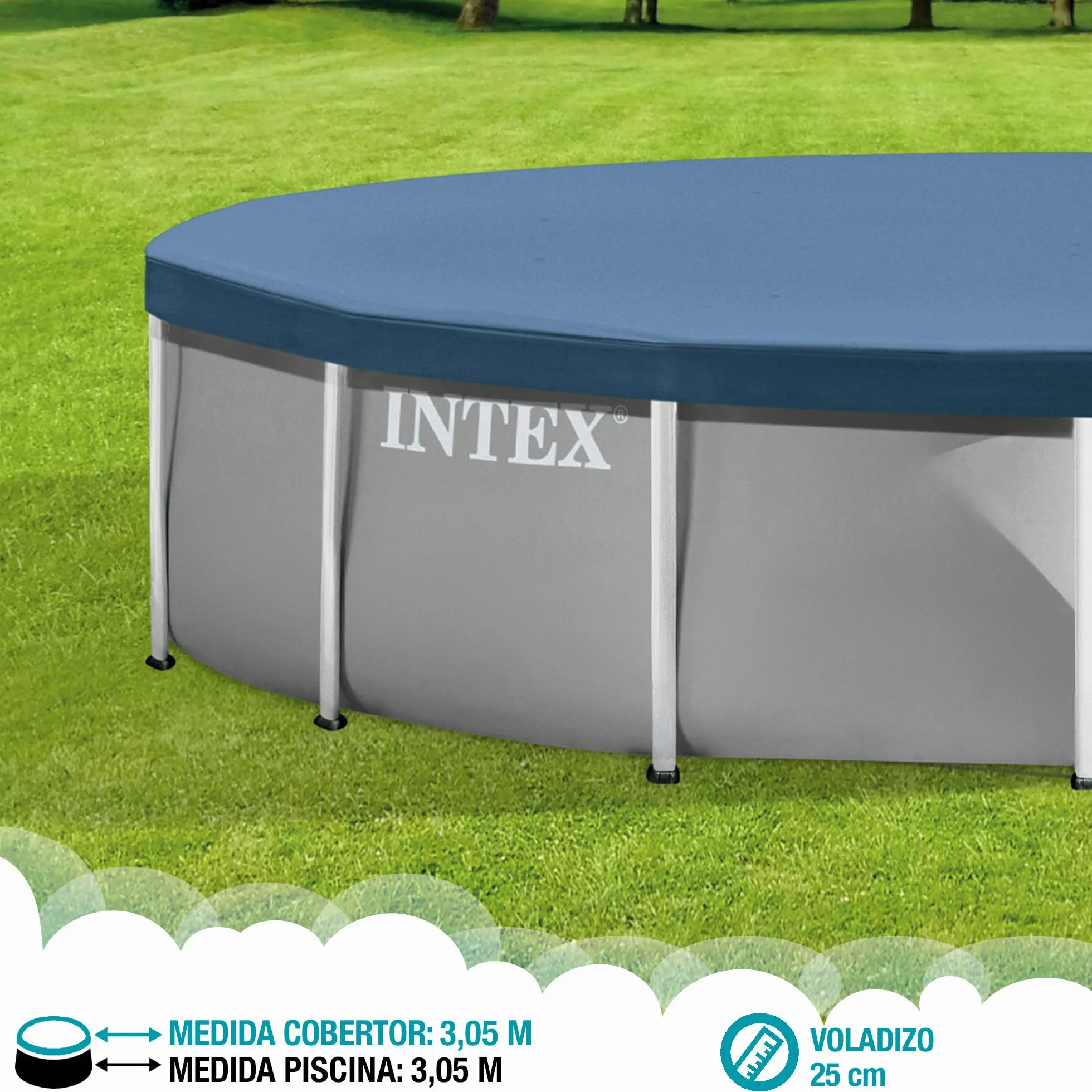 Intex 28030 Framepool Cover 305 cm