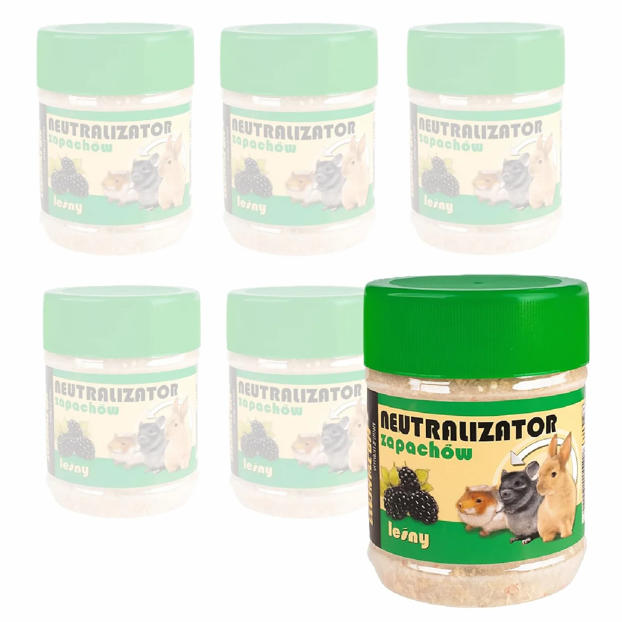 Super Benek Neutralizator dla gryzoni zapach leśny 6x 250g