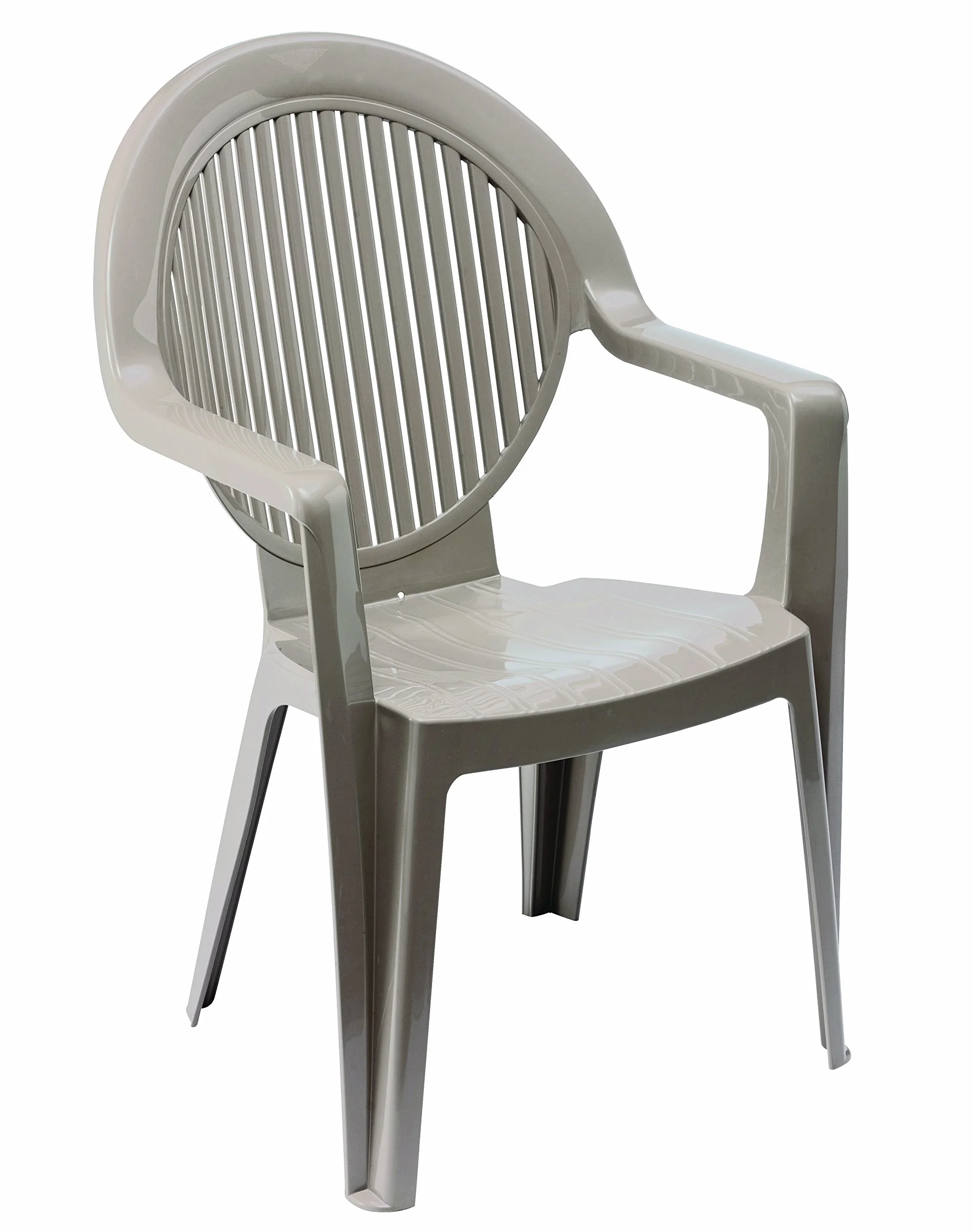 Grosfillex Fidji Evolution fotel sztaplowany, len, 59 x 58 x 91 cm