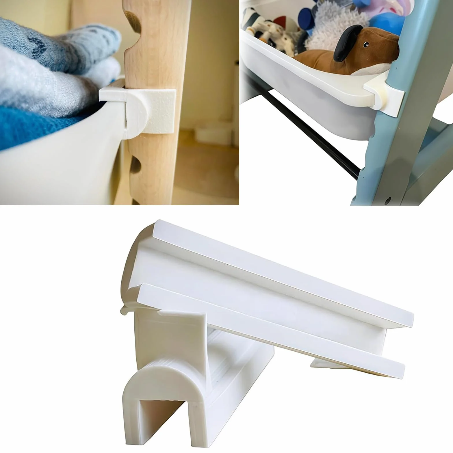 Generisch Adapter pasujący do Ikea Trofast Box, adapter kompatybilny z Stokke Tripp Trapp Trapp do wysokiego krzesła dziecięcego, akcesoria, mocowanie do wysokiego krzesła dla dzieci (używać z