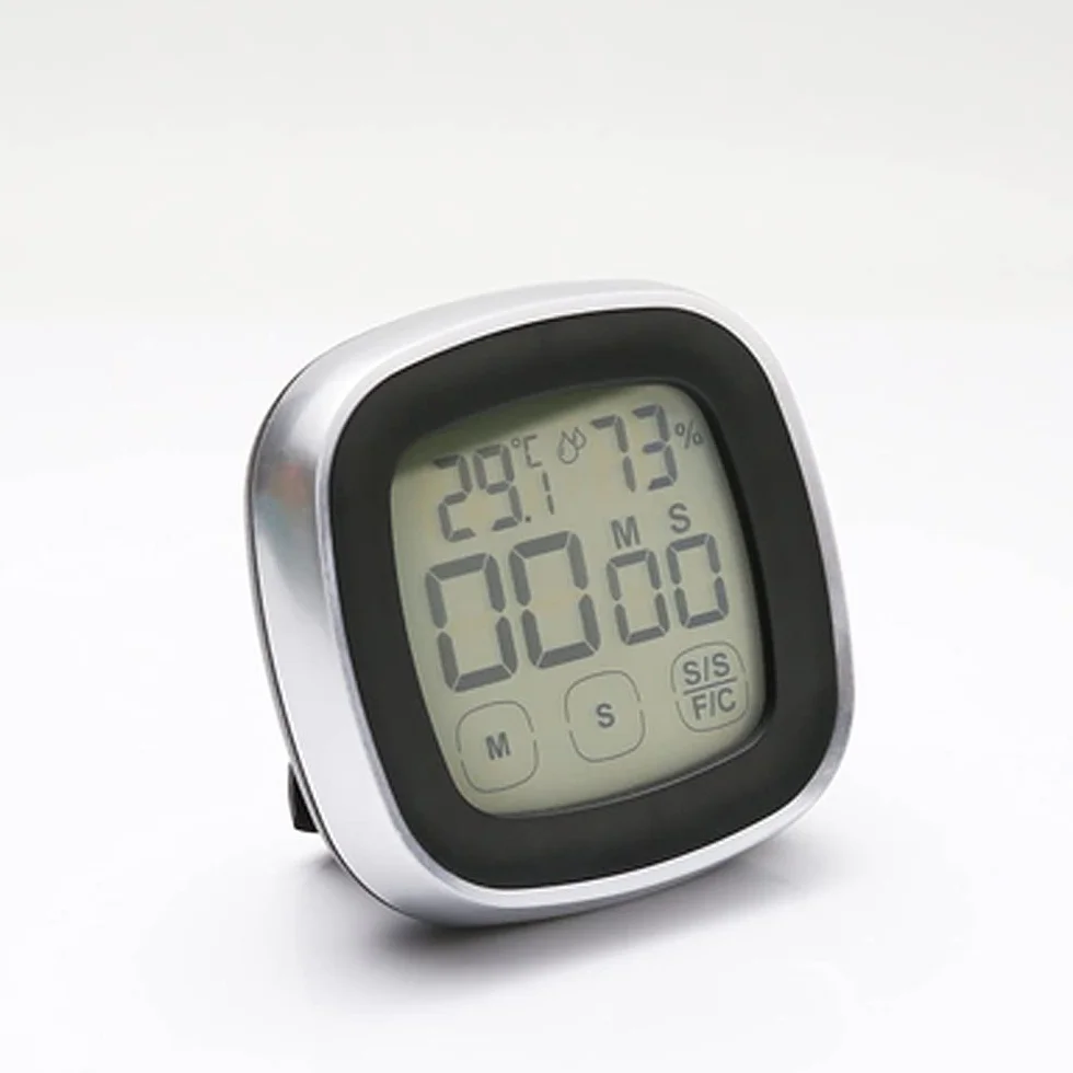 Timer kuchenny, cyfrowy minutnik do odliczania kuchni, zestaw cyfrowy zegar kuchenny z ekranem, cyfrowy zegar, kwadratowy minutnik, zegar do odliczania, budzik z odliczaniem, stoper snu