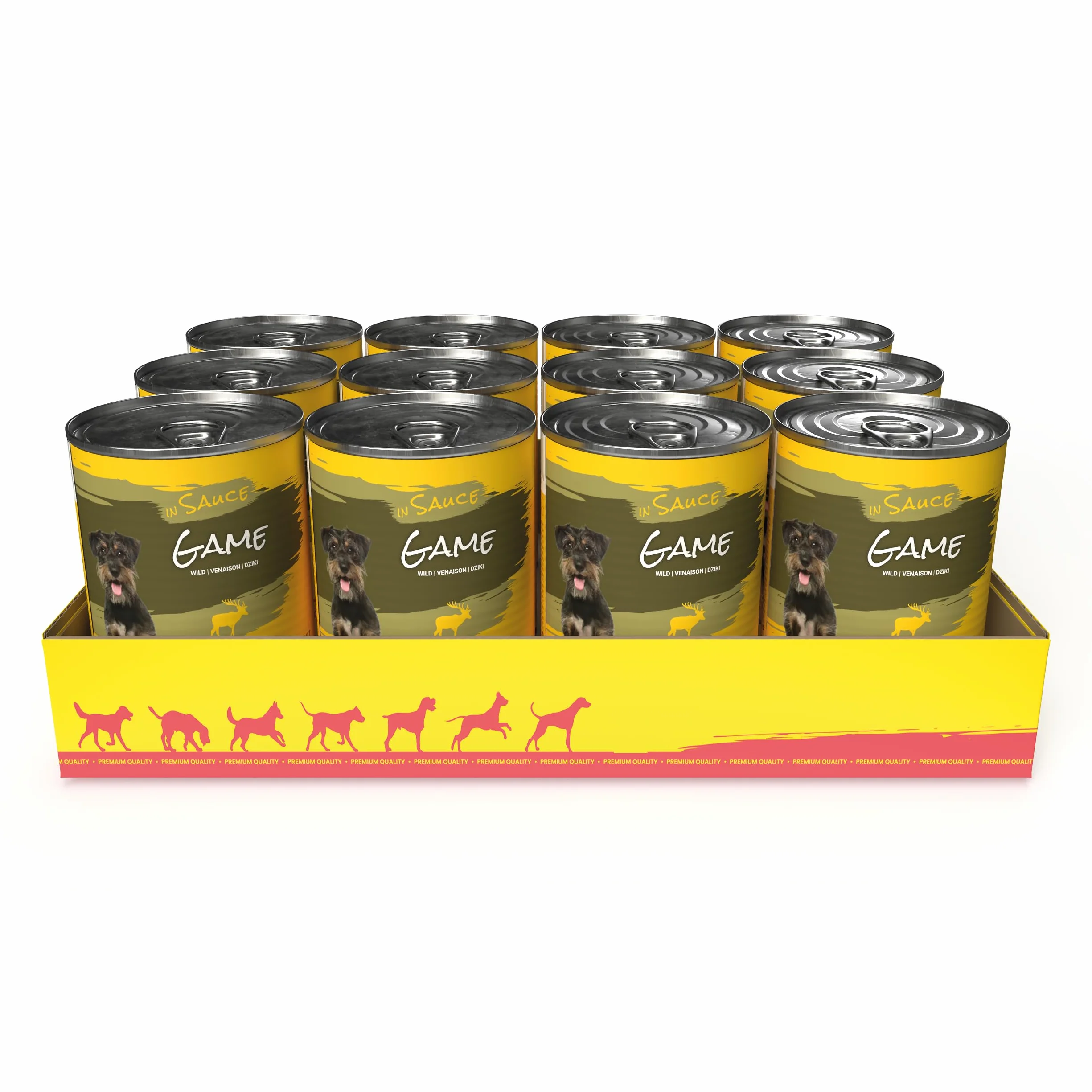 JosiDog Dziczyzna w sosie 12x415g Mokra Karma dla psów