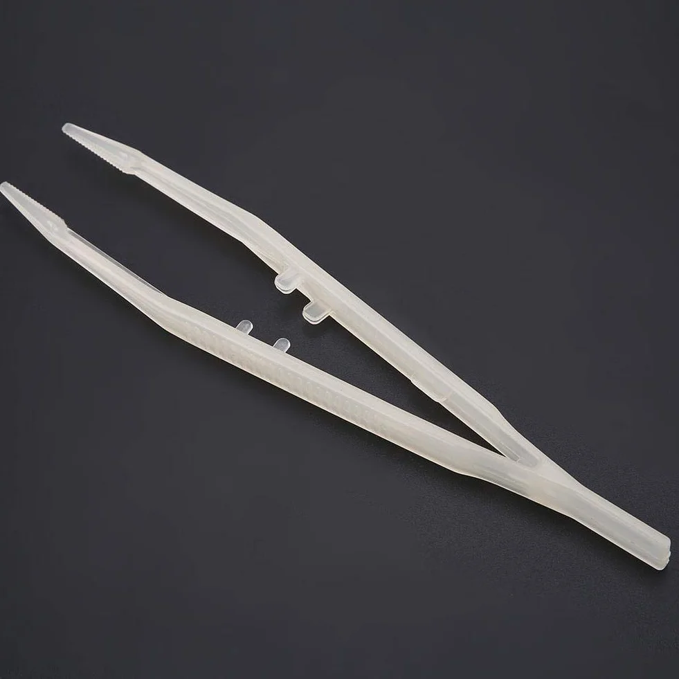 Pęseta do Karmienia Gadów, 18 cm, Antypoślizgowe Szczypce, Noctilucence, Narzędzie do Karmienia Żółwi i Jaszczurek, Terrarium