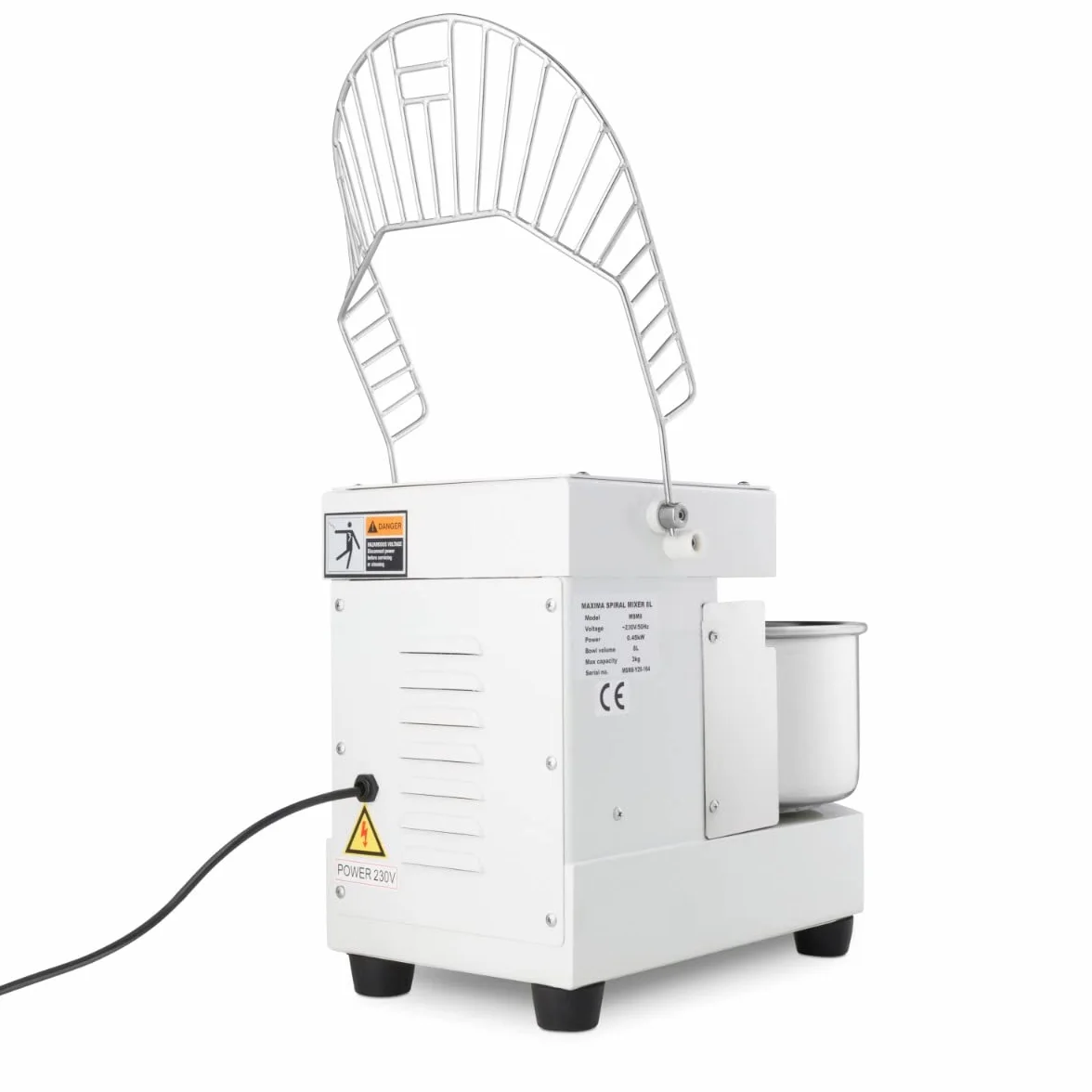 Maxima Ugniatarka spiralna – 8 l – 4,5 kg – 450 W