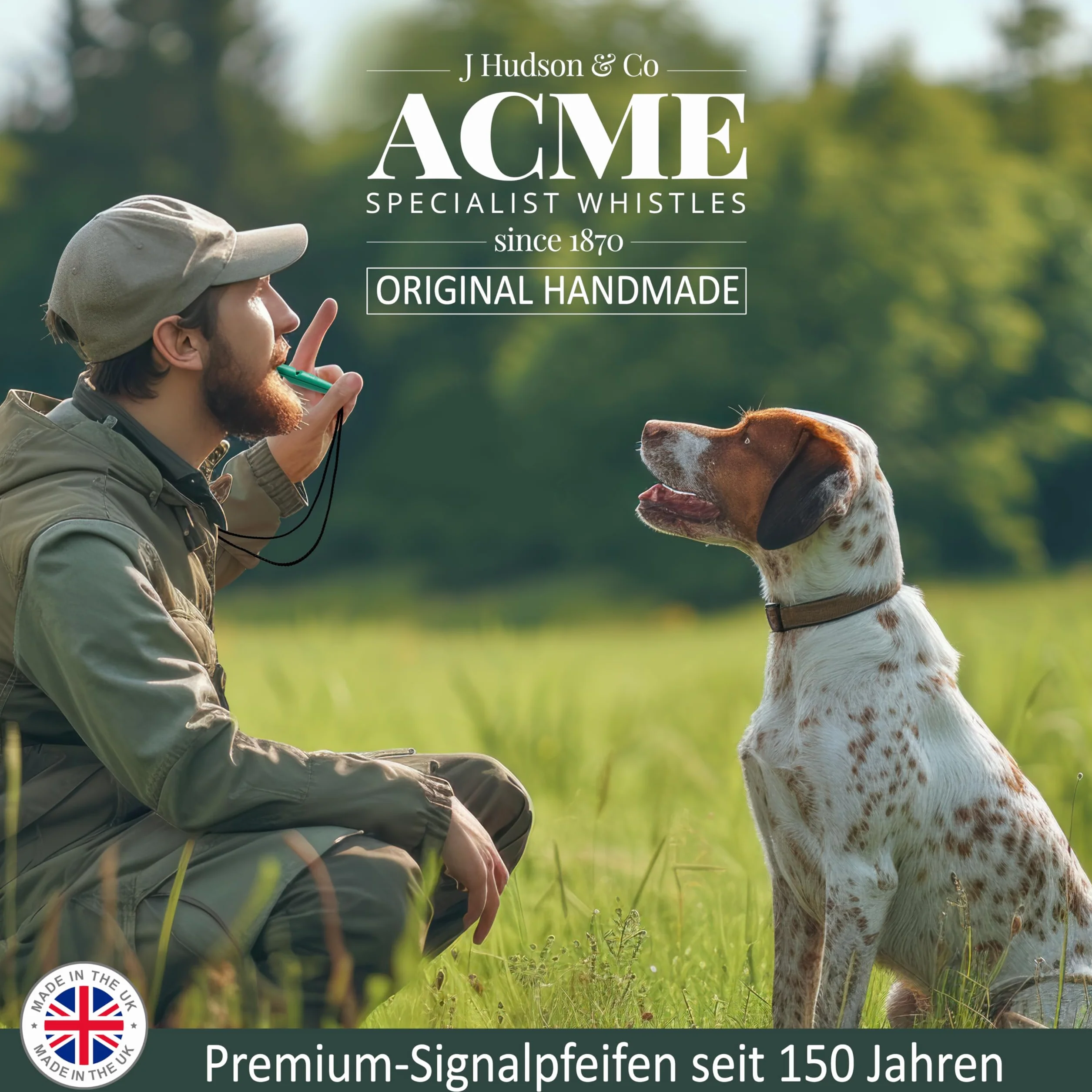 ACME Fajka dla psa nr 211,5 z tasiemką do gwizdka 2 szt. Black + Baltic Blue