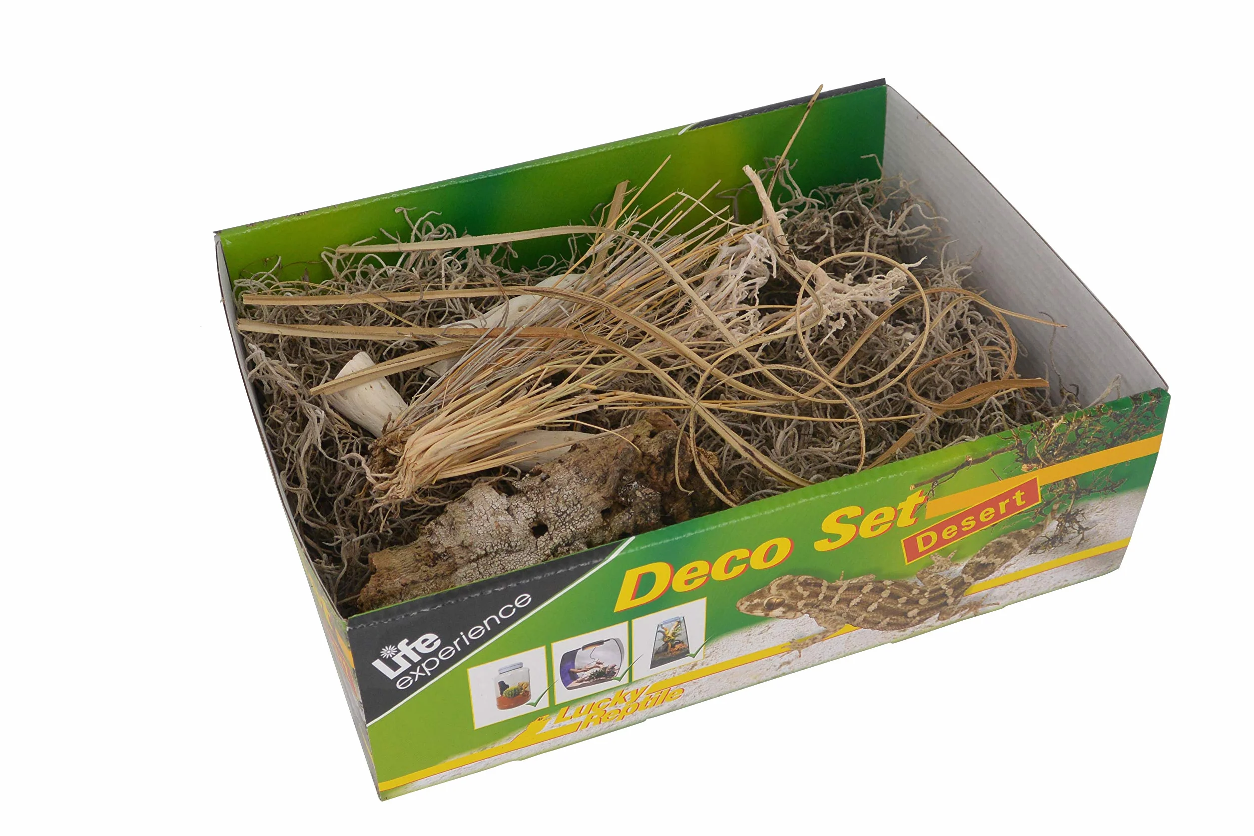 Lucky Reptile Life Experience LDS-01 Nano Dry Terrarium zestaw dekoracyjny z naturalnych materiałów o tematyce pustyni