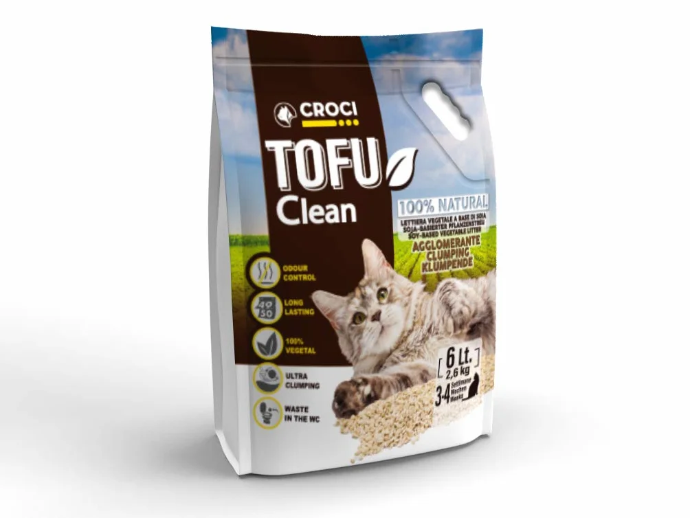 Croci Tofu Clean Żwirek dla Kota 6 l