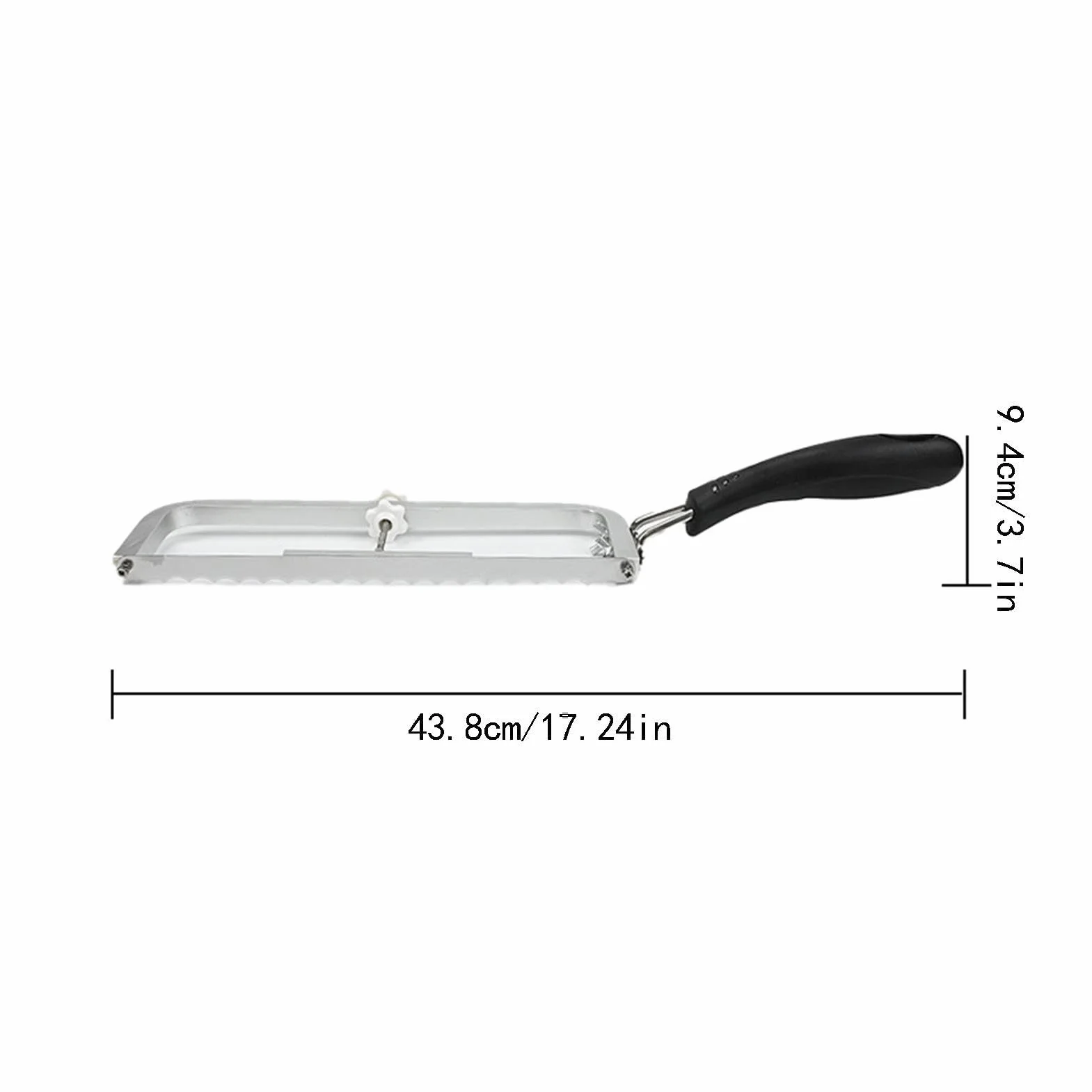 Krajalnica do bochenka chleba | Ząbkowany Przecinak Piłowy do Pieczywa - Równomierna krajalnica ciasta | Na Ciasto, Bochenki, Tosty, Kanapki, Bajgle, W Domu, Mieszkaniu, Kuchni Oraz Restauracji