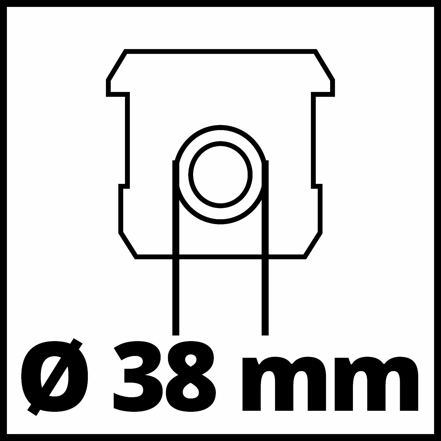 Oryginalny worek Einhell 10 l (akcesoria do odkurzacza na mokro i sucho, 10 litrów, 5 sztuk w zestawie, pasuje do TE-VC 18/10 Li, otwór o średnicy 38 mm)