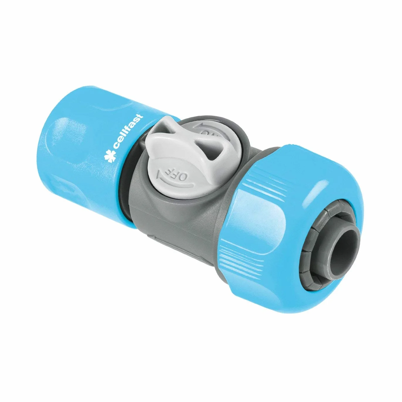 Cellfast Szybkozłącze z zaworem cellPRO™ 3/4", Wygodna regulacja, Ergonomiczny kształt, Tworzywo PC/ABS, Wysoka jakość, 52-331