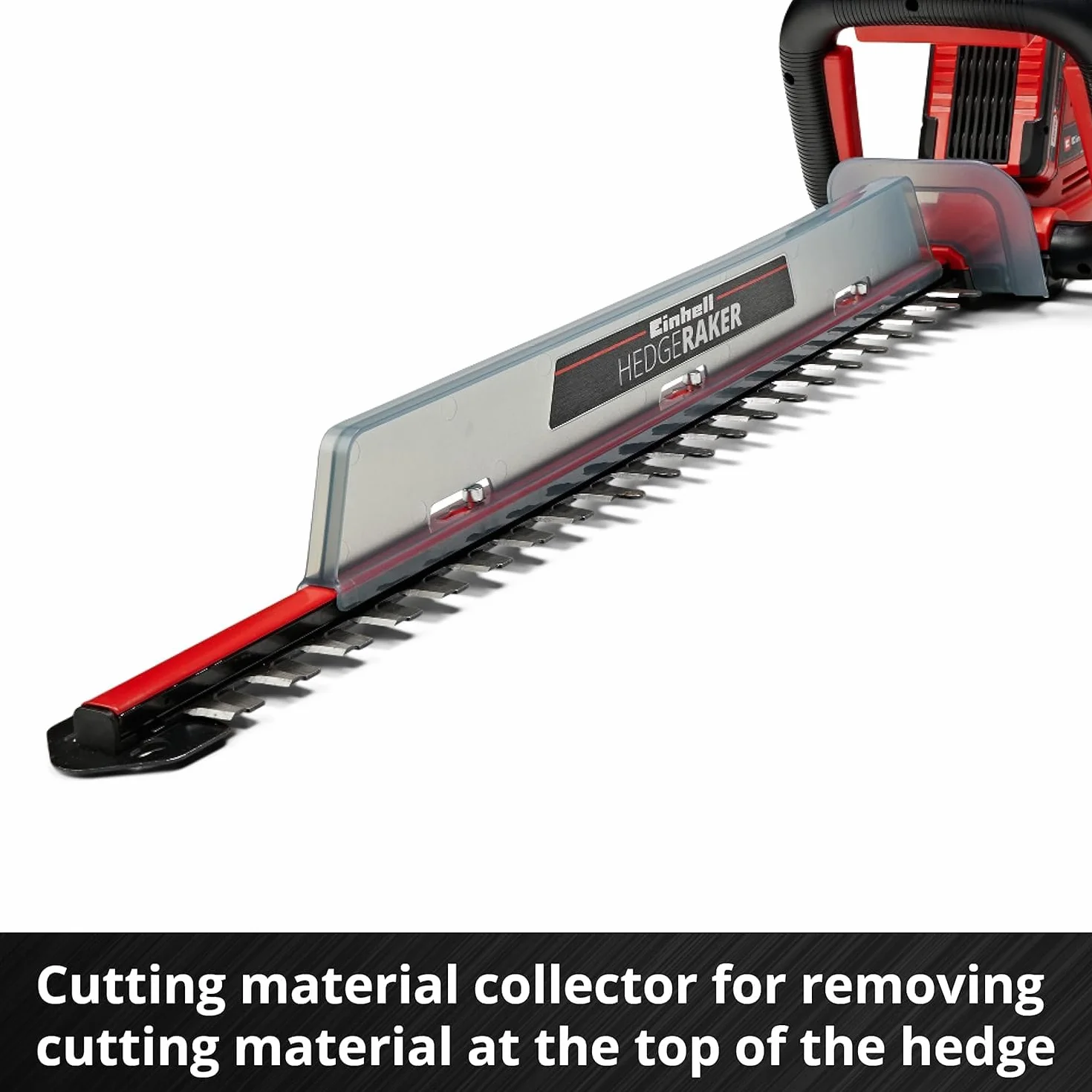 Einhell Akumulatorowe nożyce do żywopłotu GE-CH 18/60 Li-Solo Power X-Change (Li-ion, 18 V, długość ostrza 67 cm, długość cięcia 60 cm, metalowa przekładnia, bez akumulatora i ładowarki)