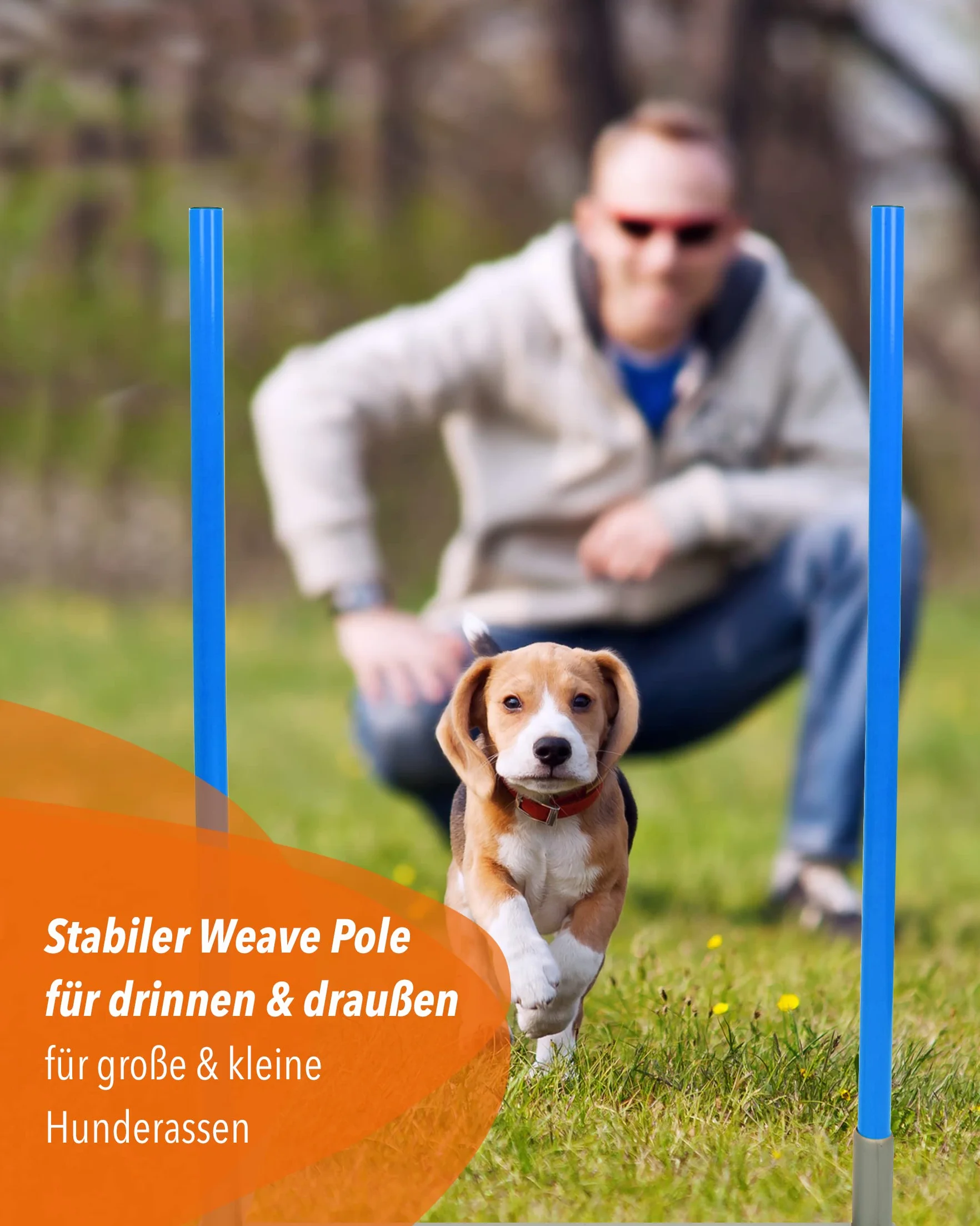 Metal Złącze do 2by2 Weave Poles do Rozbudowy Modułów Slalom