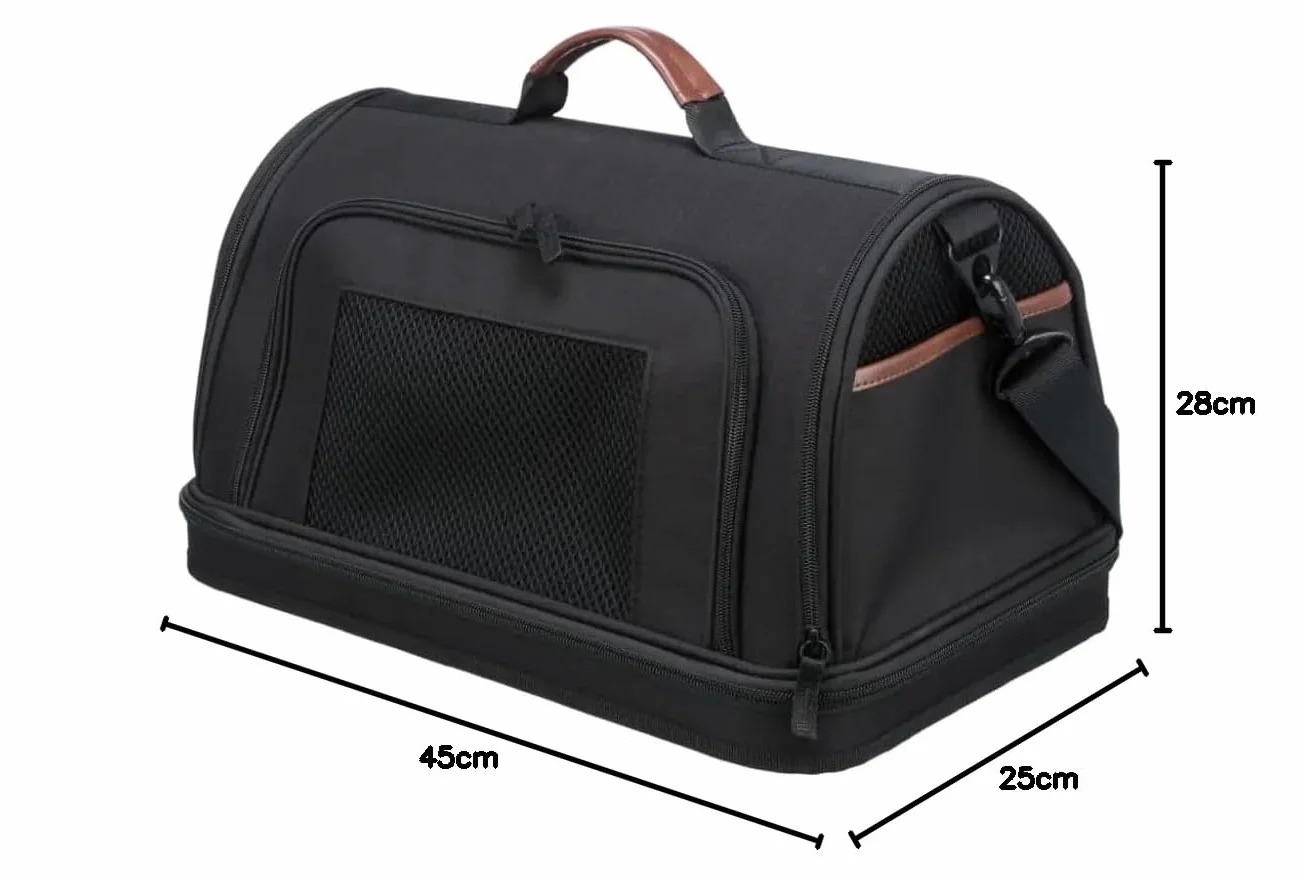 TRIXIE Airline torba podróżna dla psów 28 × 25 × 45 cm czarna