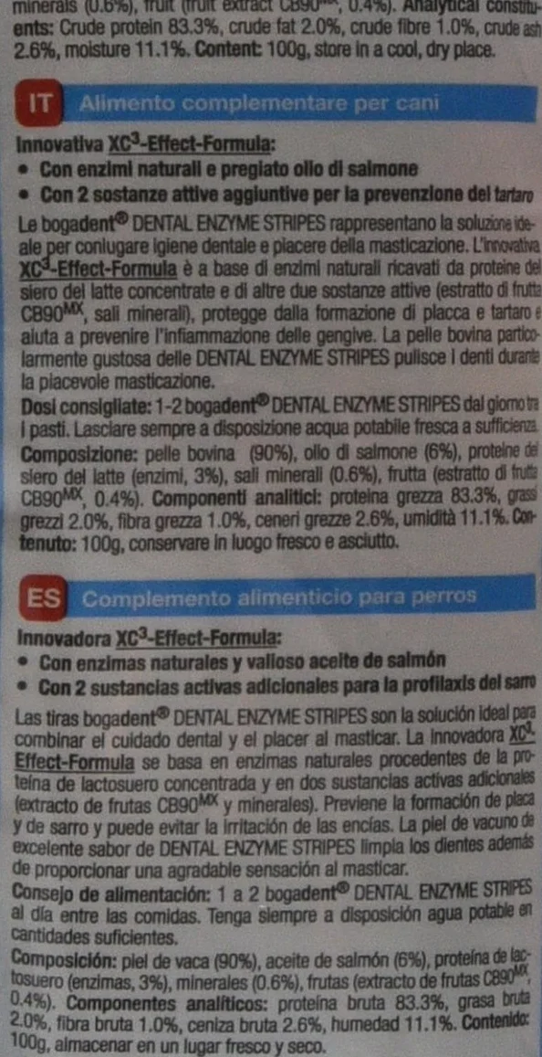 Bogadent Dental Enzyme Przysmak 100 g