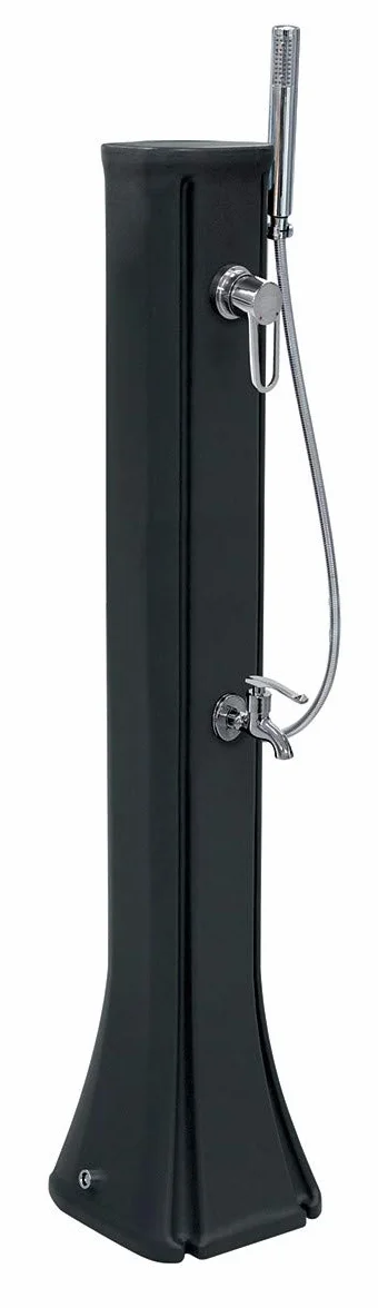 Formidra DS-HG142NO DS-HG142NO prysznic solarny Happy Go-23 L - elegancki i funkcjonalny, unisex, dla dorosłych, szary (antracytowy), 23 l