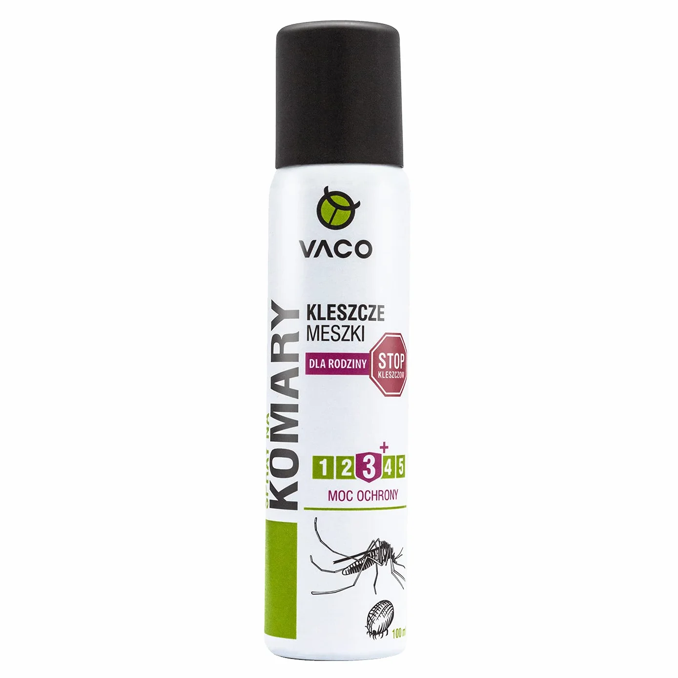 VACO Spray na komary, kleszcze i meszki - 100 ml