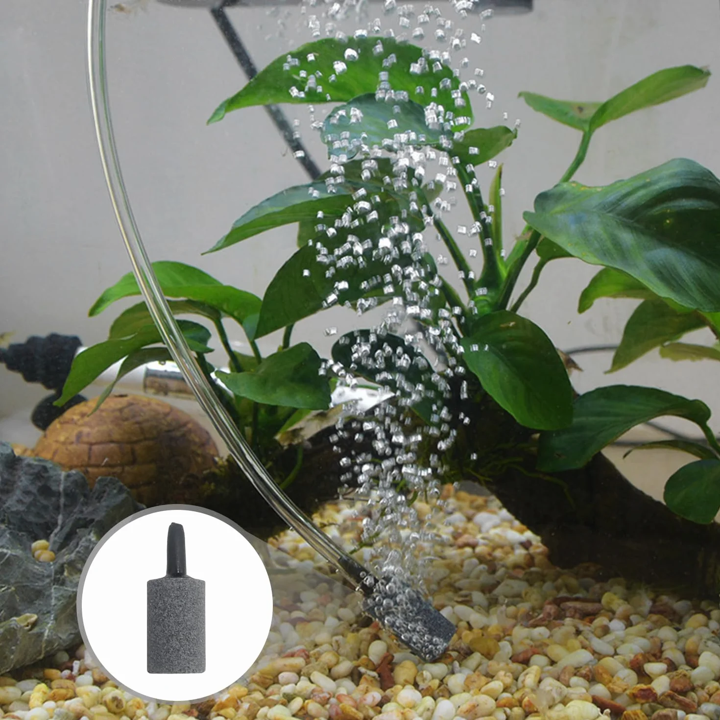Cylindryczny Kamień Ryby Atomizer Bubble Tanks Fish Narzędzia do Zwalniania Pęcherza