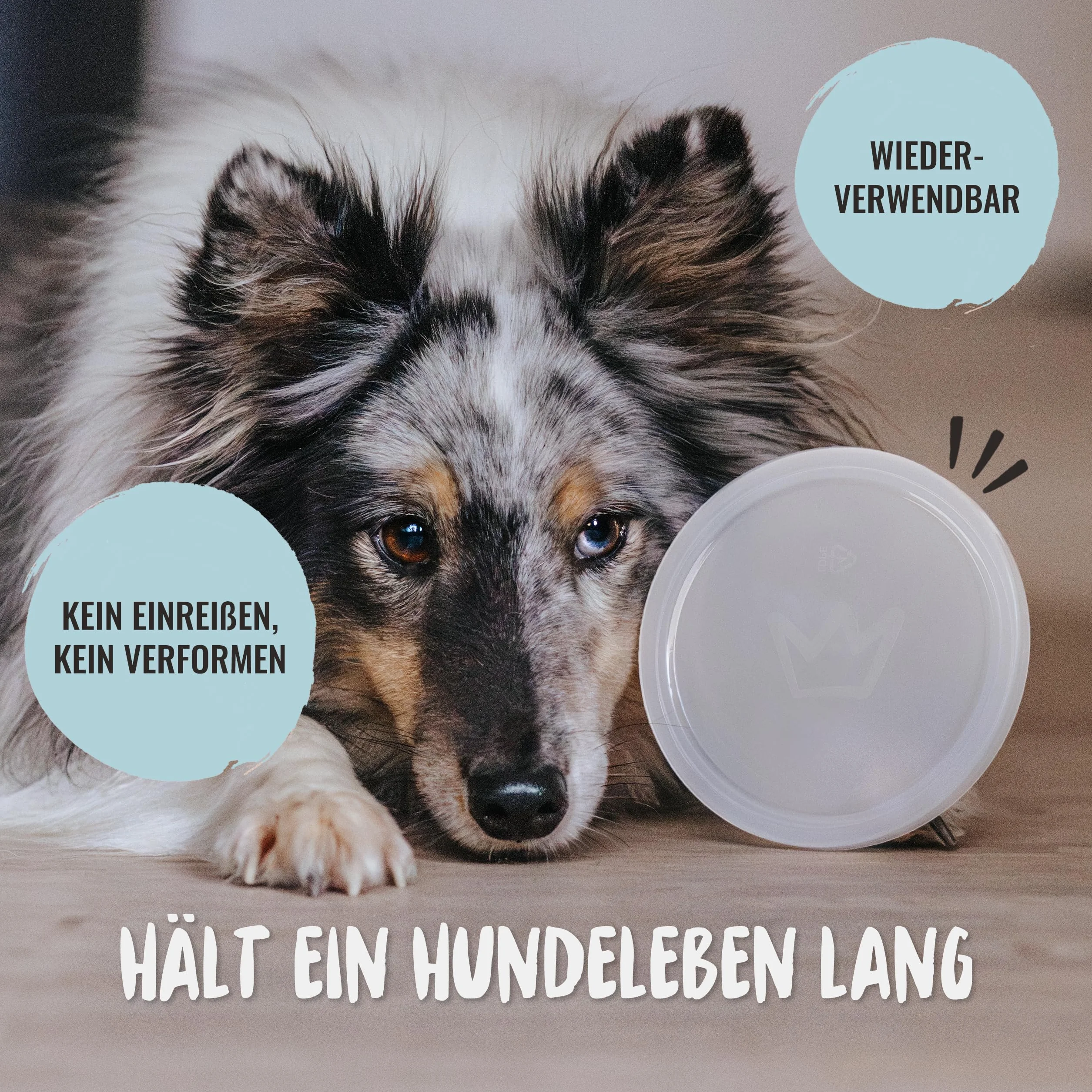 Rudelkönig Can Lids 200g/400g - 3 szt. - Silikonowe pokrywki do karmy dla psów i kotów, mycie w zmywarce