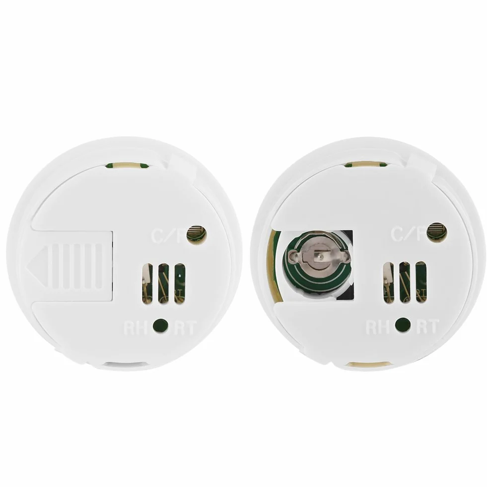 Termometr cyfrowy Higrometr Miernik temperatury wewnętrznej Detektor Okrągły termometr elektroniczny z wyświetlaczem LCD do kuchni samochodowej Kryty ogród Piwnica Lodówka Szafka