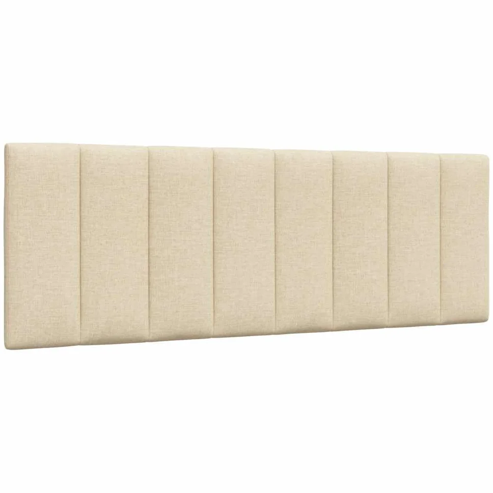Poduszka Hanko Cream 120 cm, miękka tkanina poliestrowa, montaż ścienny, do sypialni, wygodny dodatek do łóżka