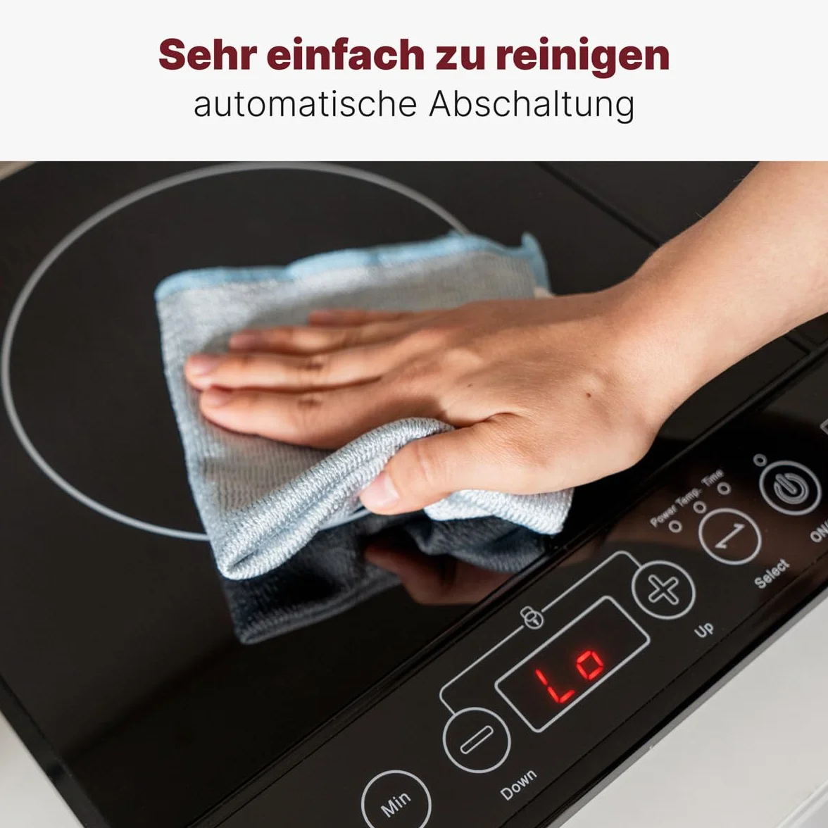 Clatronic DKI 3609 płyta kuchenna elektryczna, ceramiczna, 60 cm, technologia indukcyjna, ECO-Save, czarna