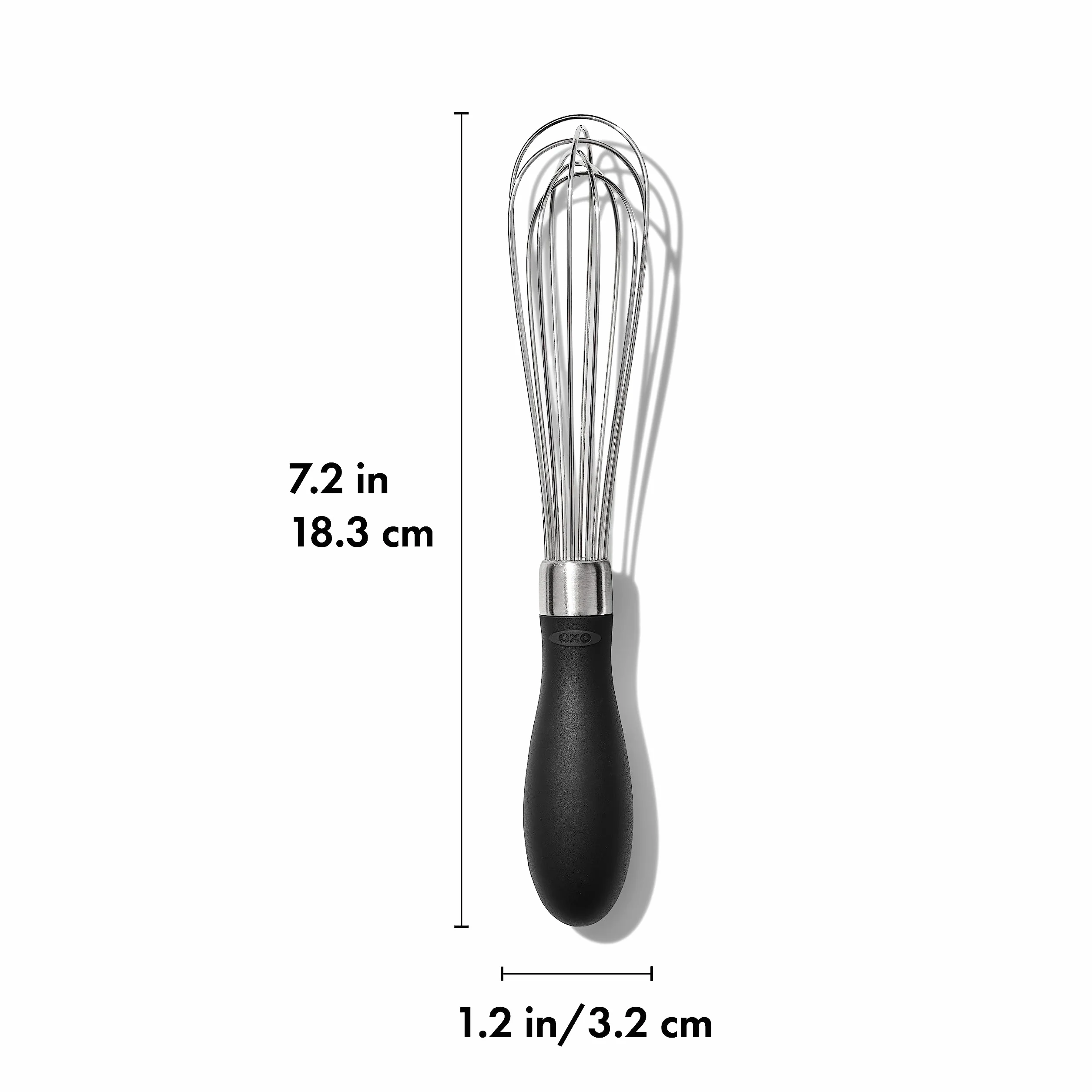 OXO Good Grips mini trzepaczka srebrna 18,4 cm
