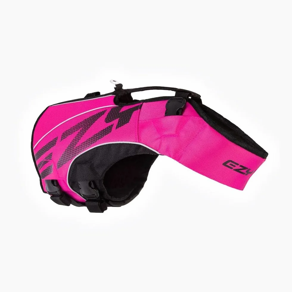 EZYDOG X2 Boost Kamizelka ratunkowa, do pływania łodzią, przyjazna dla psów, deska do wiosłowania, doskonała wyporność, uchwyt ratunkowy, kamizelka ratunkowa (rozmiar XS, różowa)