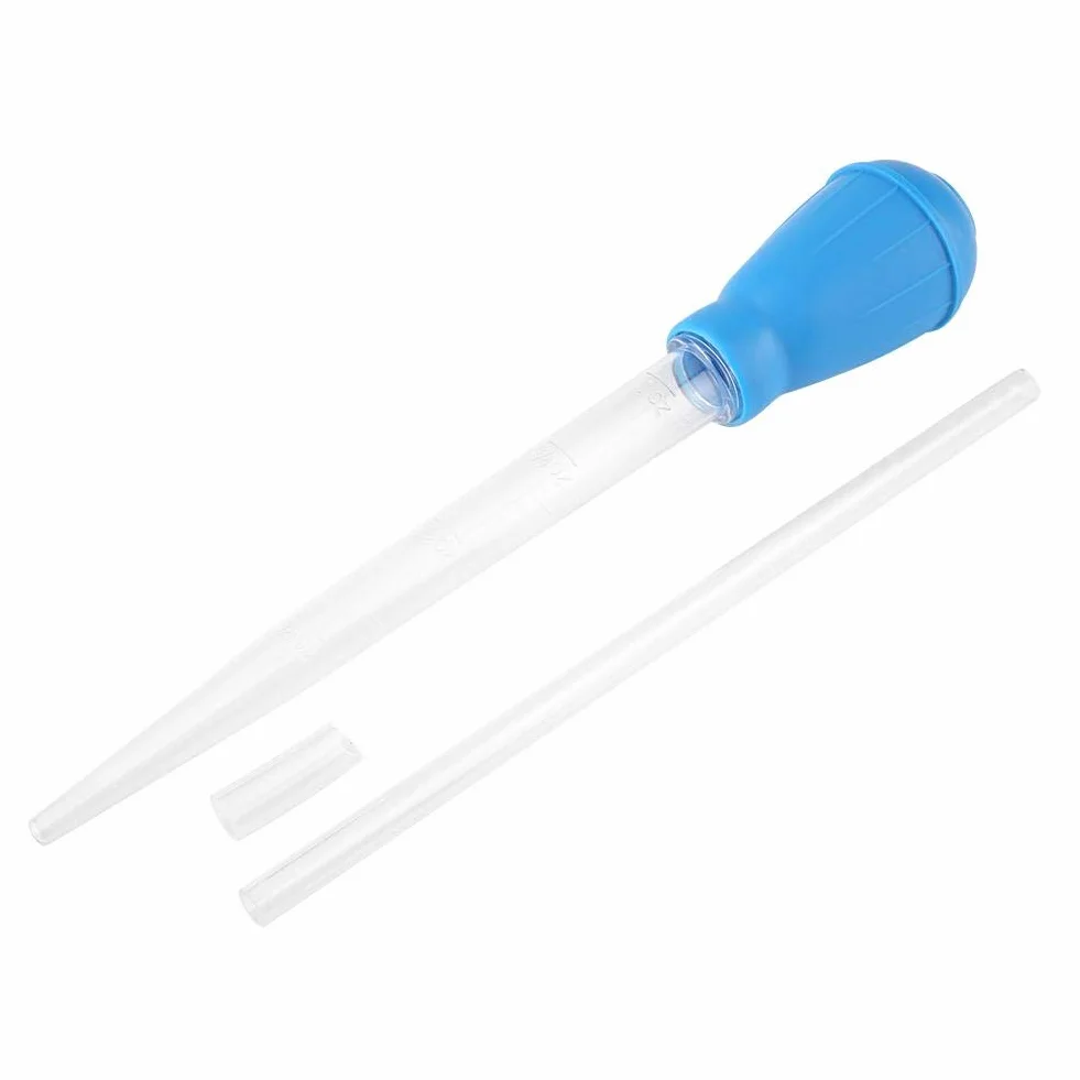 Aquarium Pipette Dropper Baster Wasser Transfer Kies Reiniger Feeder Abfall Entferner