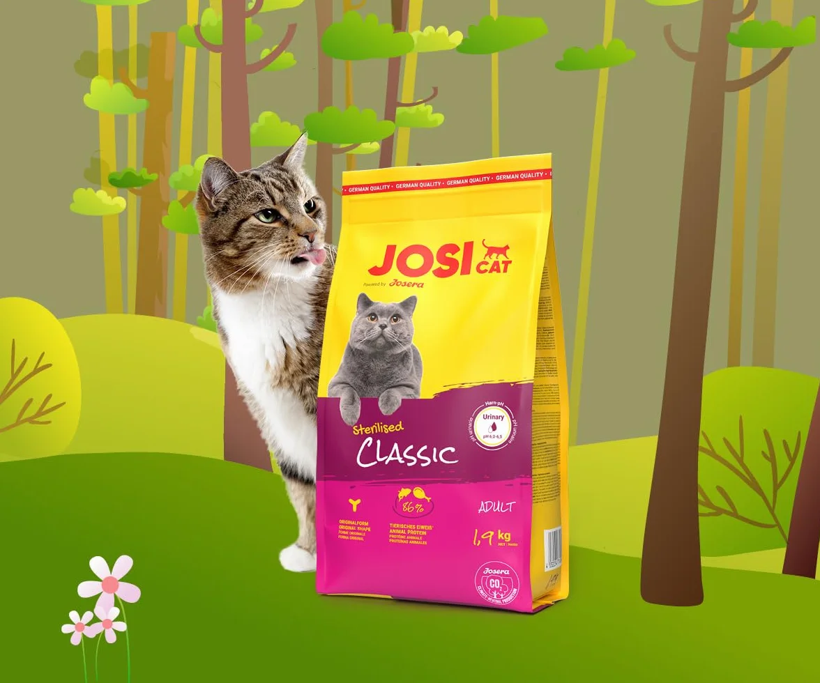 JosiCat Sterilised Classic 1,9 kg sucha karma premium dla dorosłych kotów