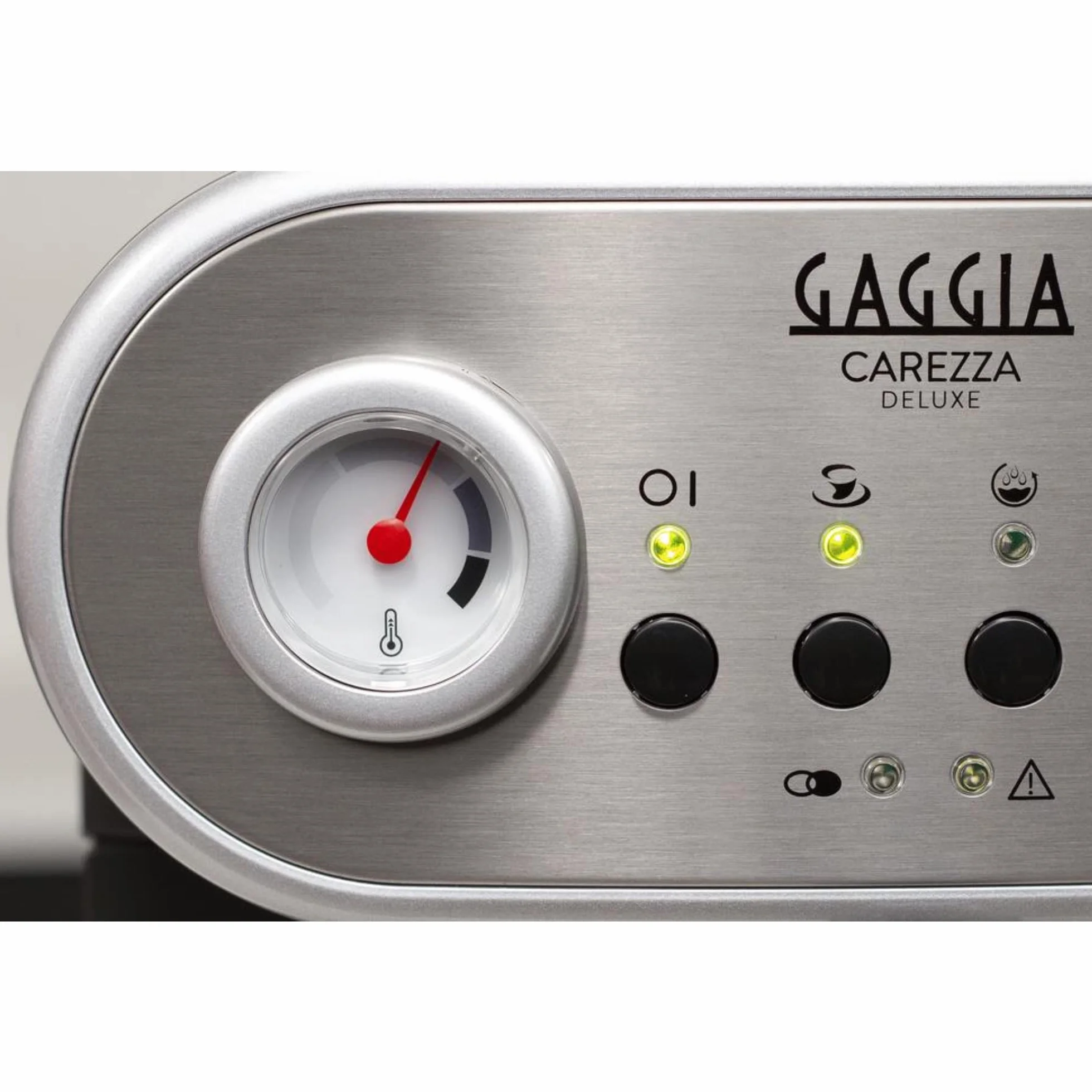 Gaggia RI8525/01 Carezza Deluxe Ręczny ekspres do kawy mielonej i strąków, 230V, 50Hz, 1900 W, szary/czarny