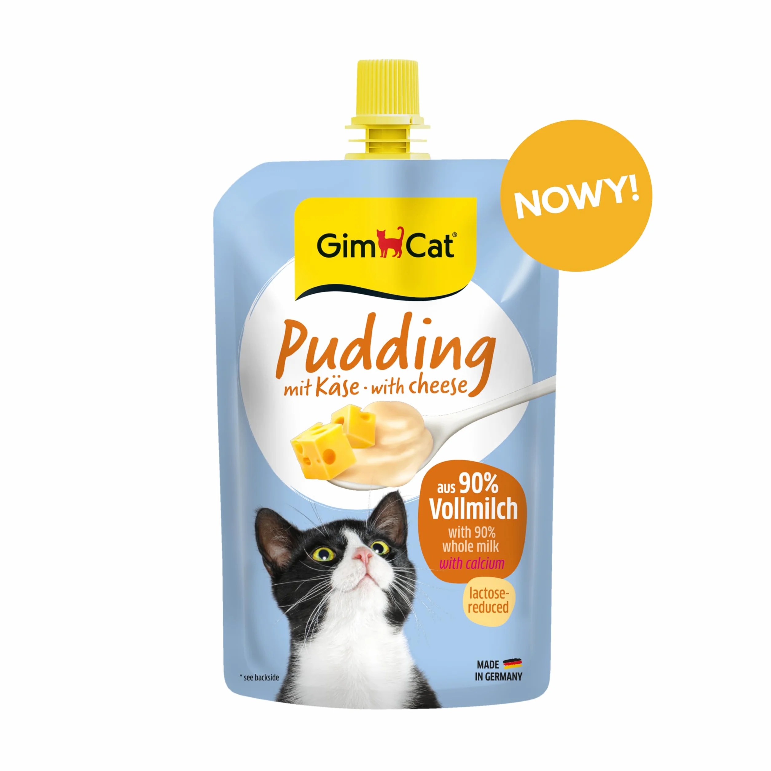 GimCat Pudding z serem kremowa przekąska z wapniem 100 g