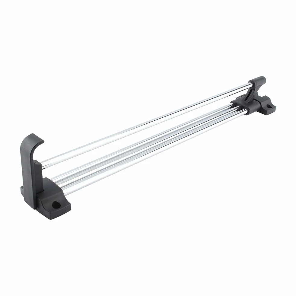 Yosoo Wytrzymały wysuwany drążek do garderoby, wieszak na ubrania, wieszak na ręczniki / wysuwany drążek / organizer do przechowywania polerowany chór, 40 cm