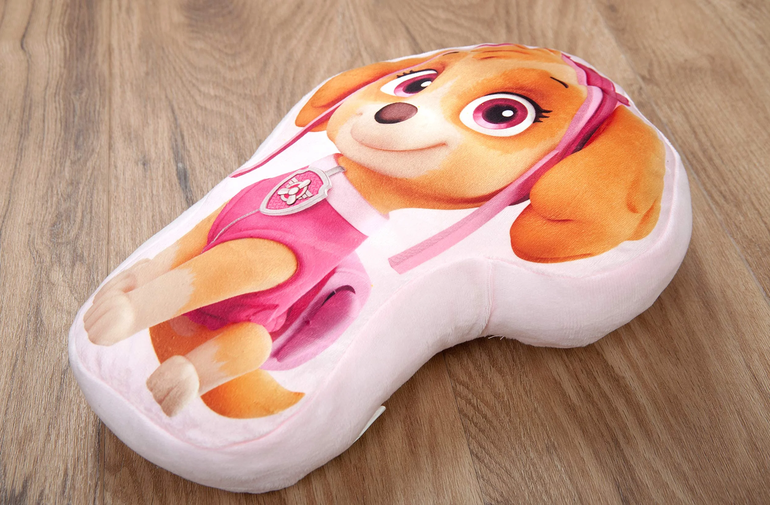 Herding Paw Patrol poduszka konturowa, 35 x 20 x 5 cm, poliester, różowa/brązowa