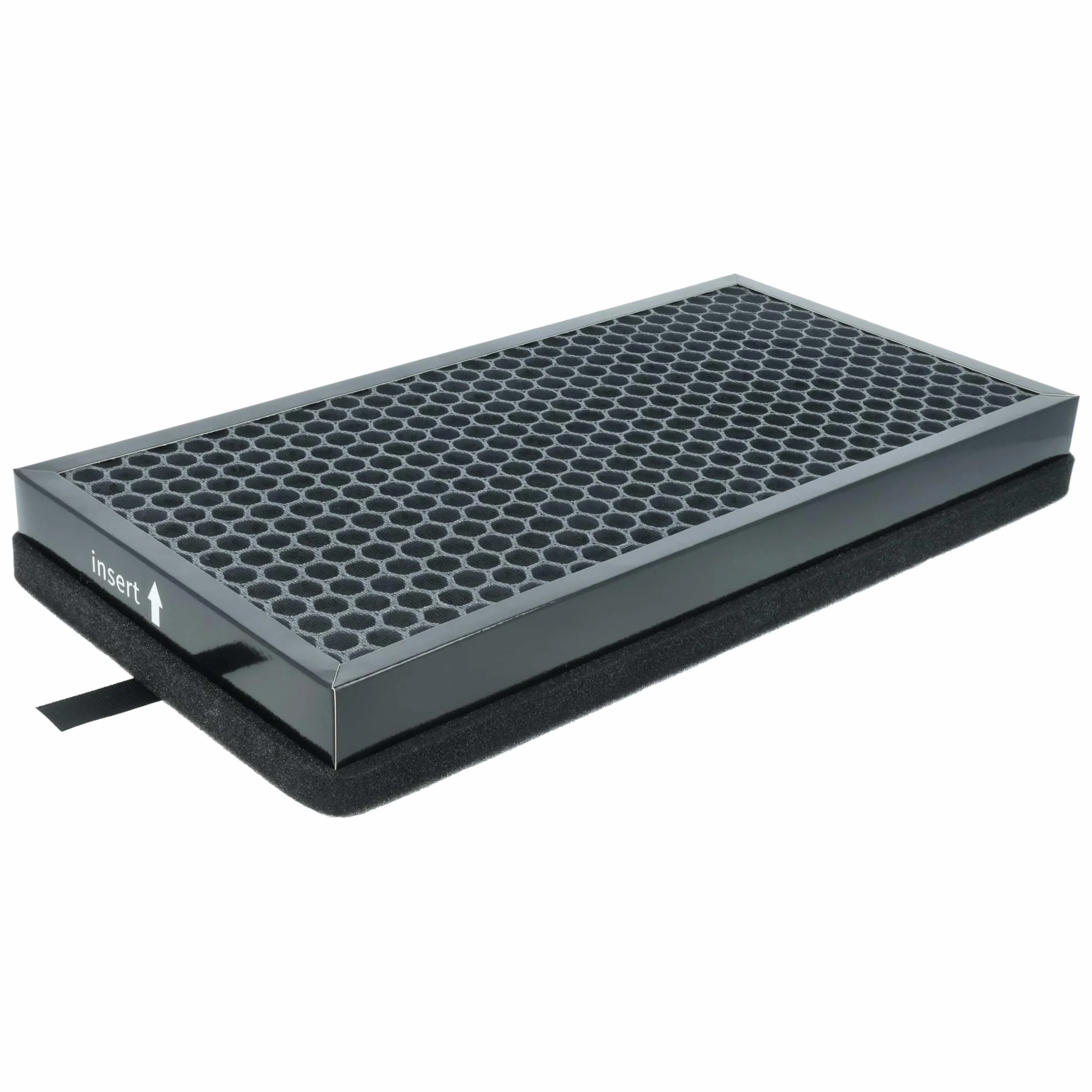 vhbw 2 x filtr z węglem aktywnym zamiennik do Kärcher 2.863-067.0 do oczyszczacza powietrza - filtr powietrza HEPA 13, czarny