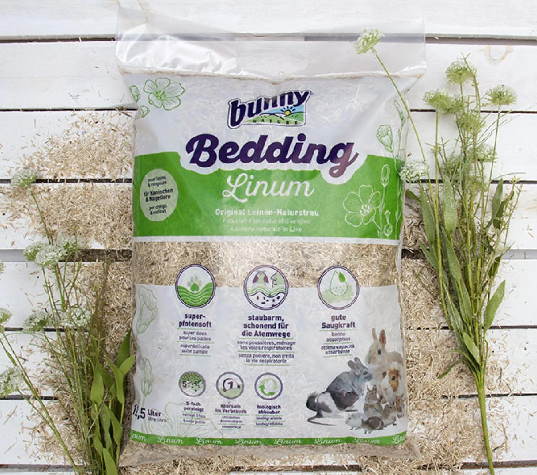 Bunny Bedding Linum 12,5 Liter Einstreu