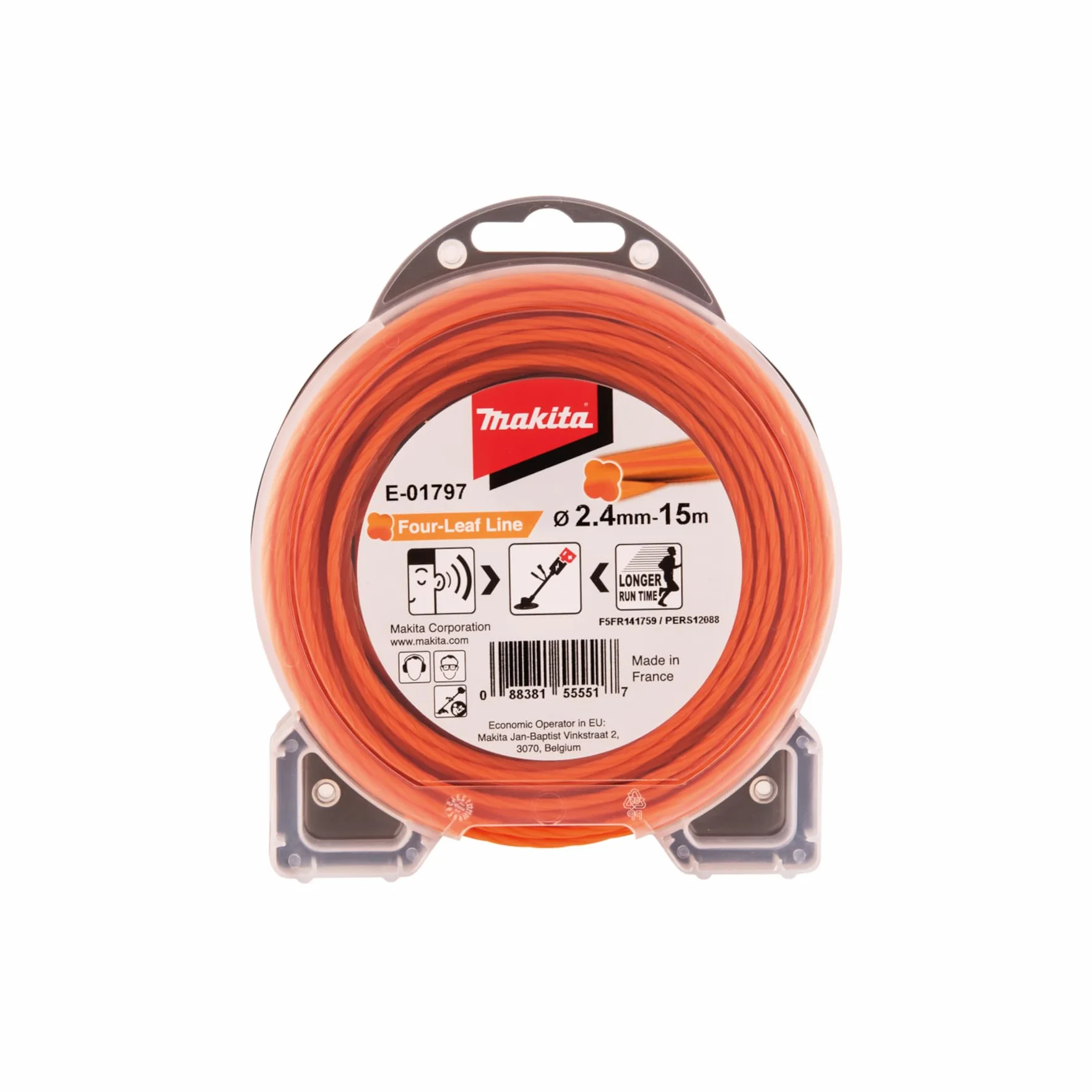 Makita E-01797 czterolistny nylonowy sznur 2,4 mm