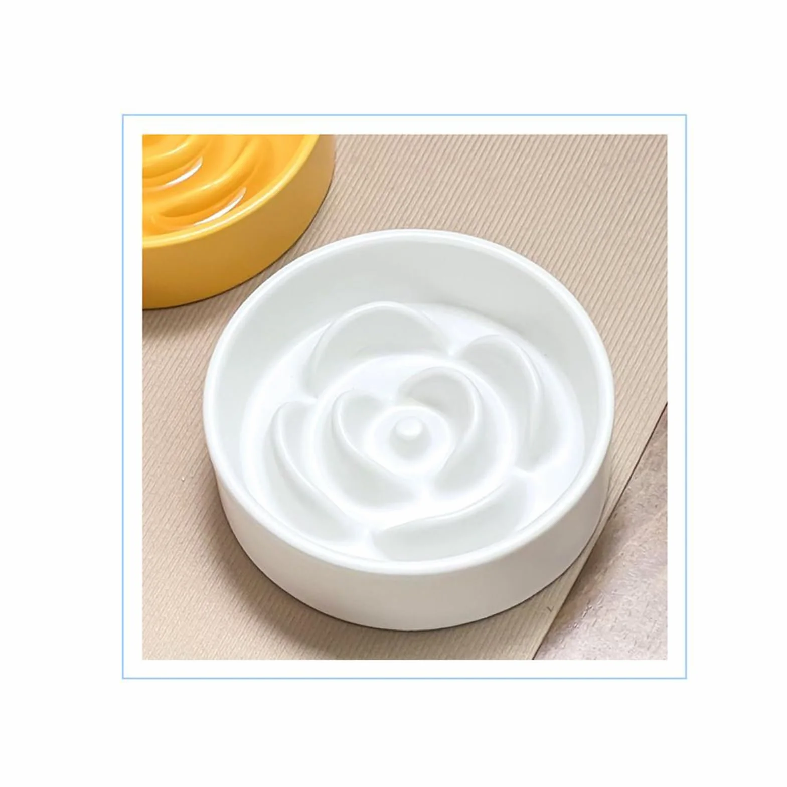 Dog Bowl Slow Feeder Interactive Feeding Game Puzzle Bowls Healthy Eating Prevents Bloating Choking Pet Bowl
