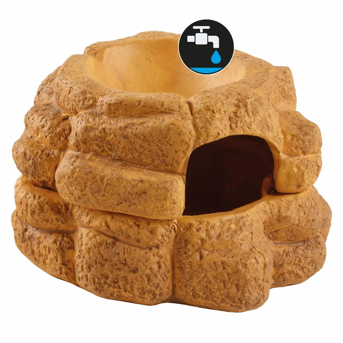 Exo Terra Big Rock mała ceramiczna jaskinia z pokrywką