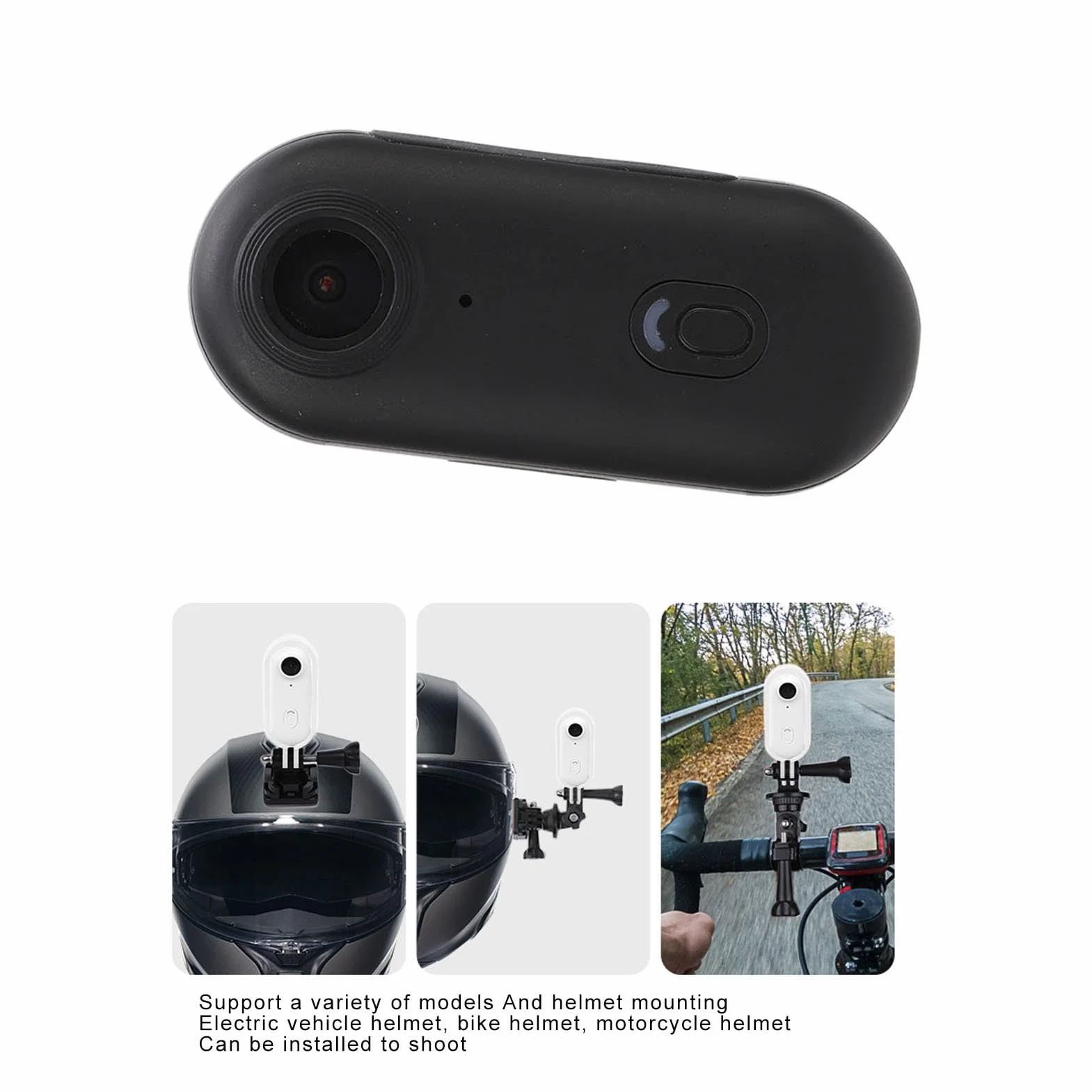 Kamera Sportowa HD 1080P 120° z Obiektywem Szerokokątnym dla Zwierząt, Kota