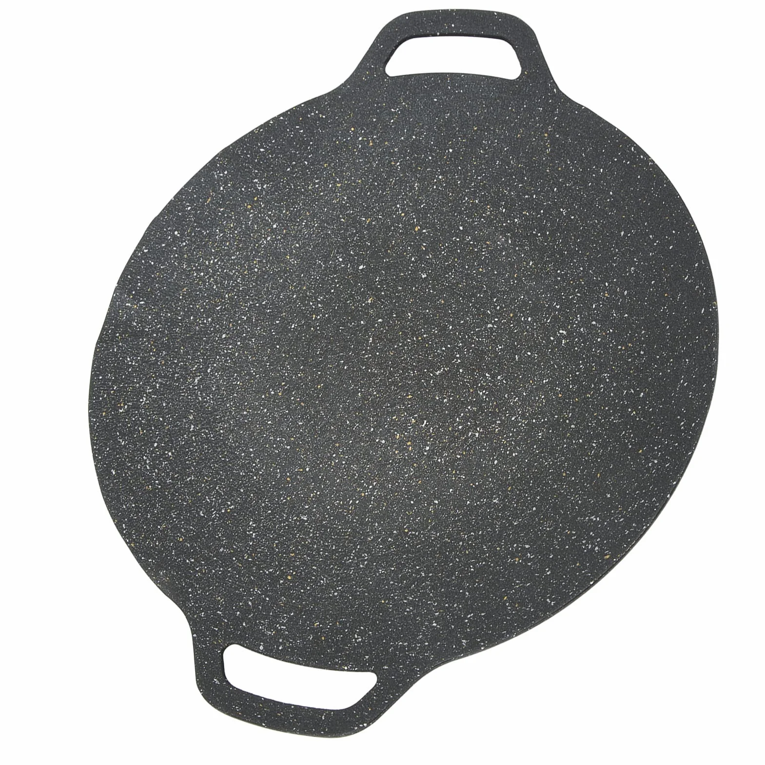 Koreański Grill, Solidny Aluminiowy Odlew Ciśnieniowy Koreańska Patelnia do Grillowania Czarna Pofałdowana Tekstura na imprezę Przy Grillu (34cm)