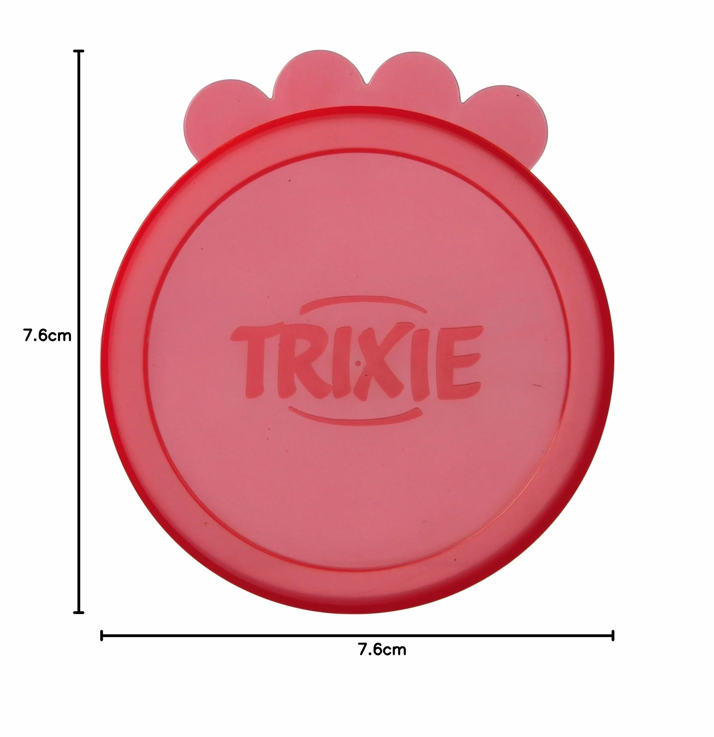 TRIXIE Pokrywka puszki, średnica 7,6 cm, opakowanie 3 szt., różne kolory