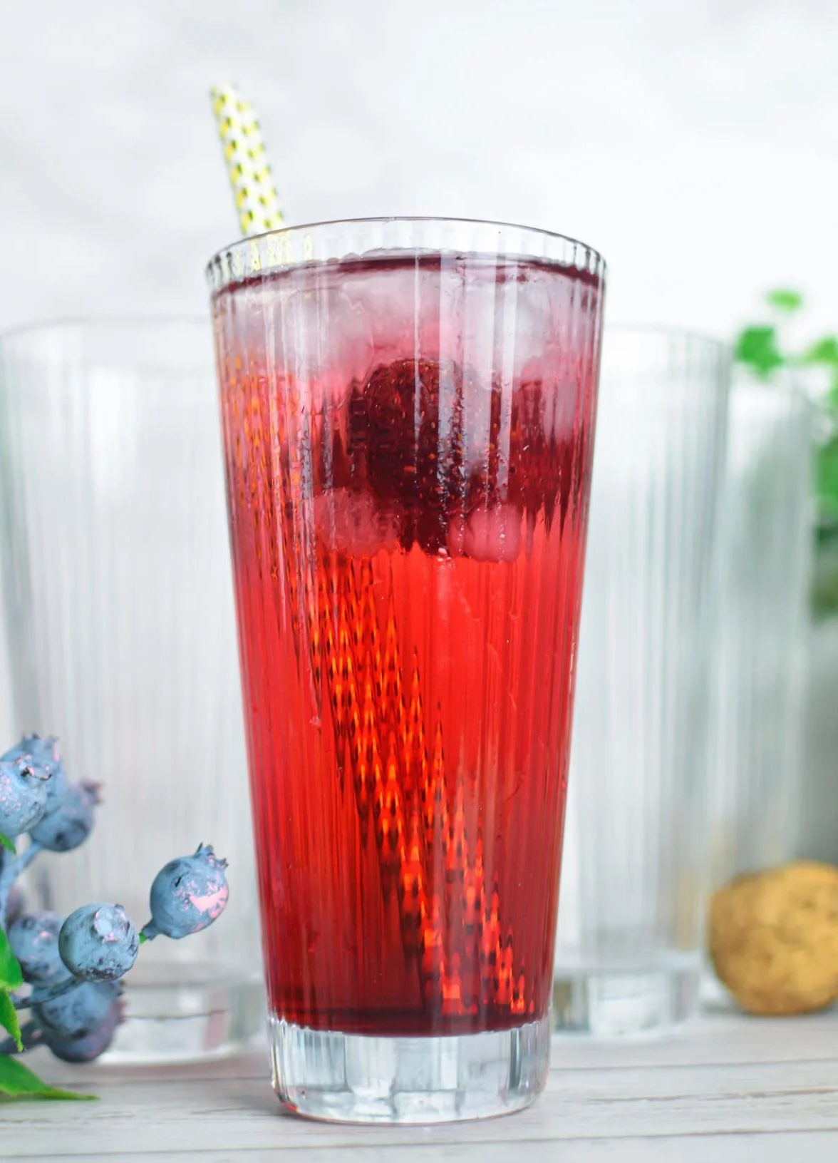 Sendez 6 szklanek do longdrinków 400 ml z reliefem szklanki do wody szklanki do soku szklanki koktajlowe szklanki do picia